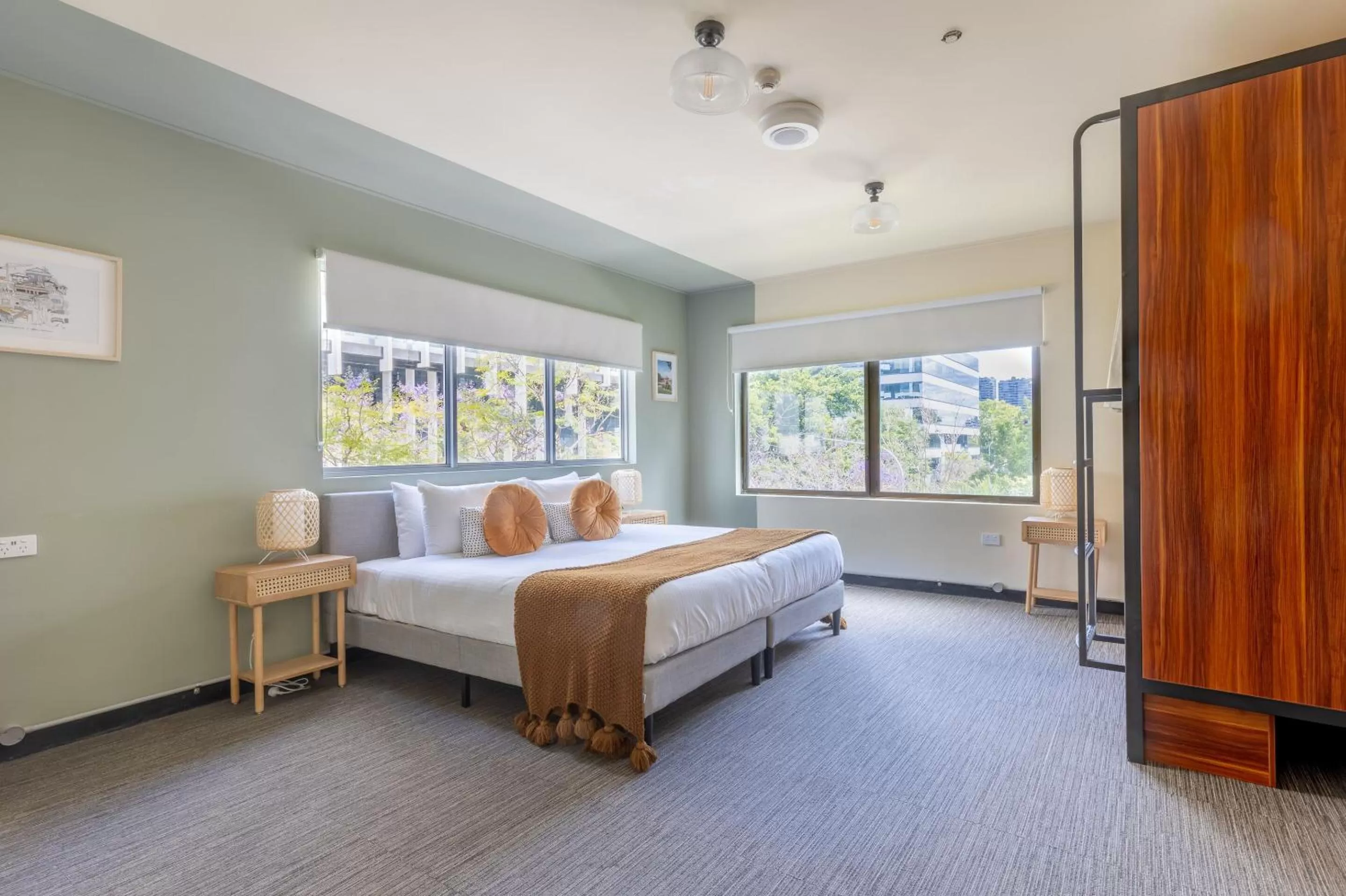 Bedroom, Bed in Roamer Brisbane