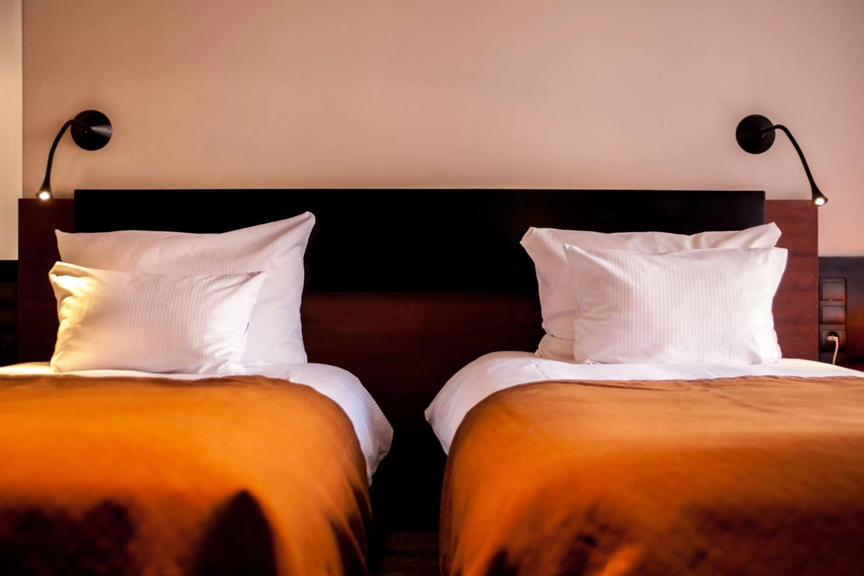 Bed in Hotel Krasicki