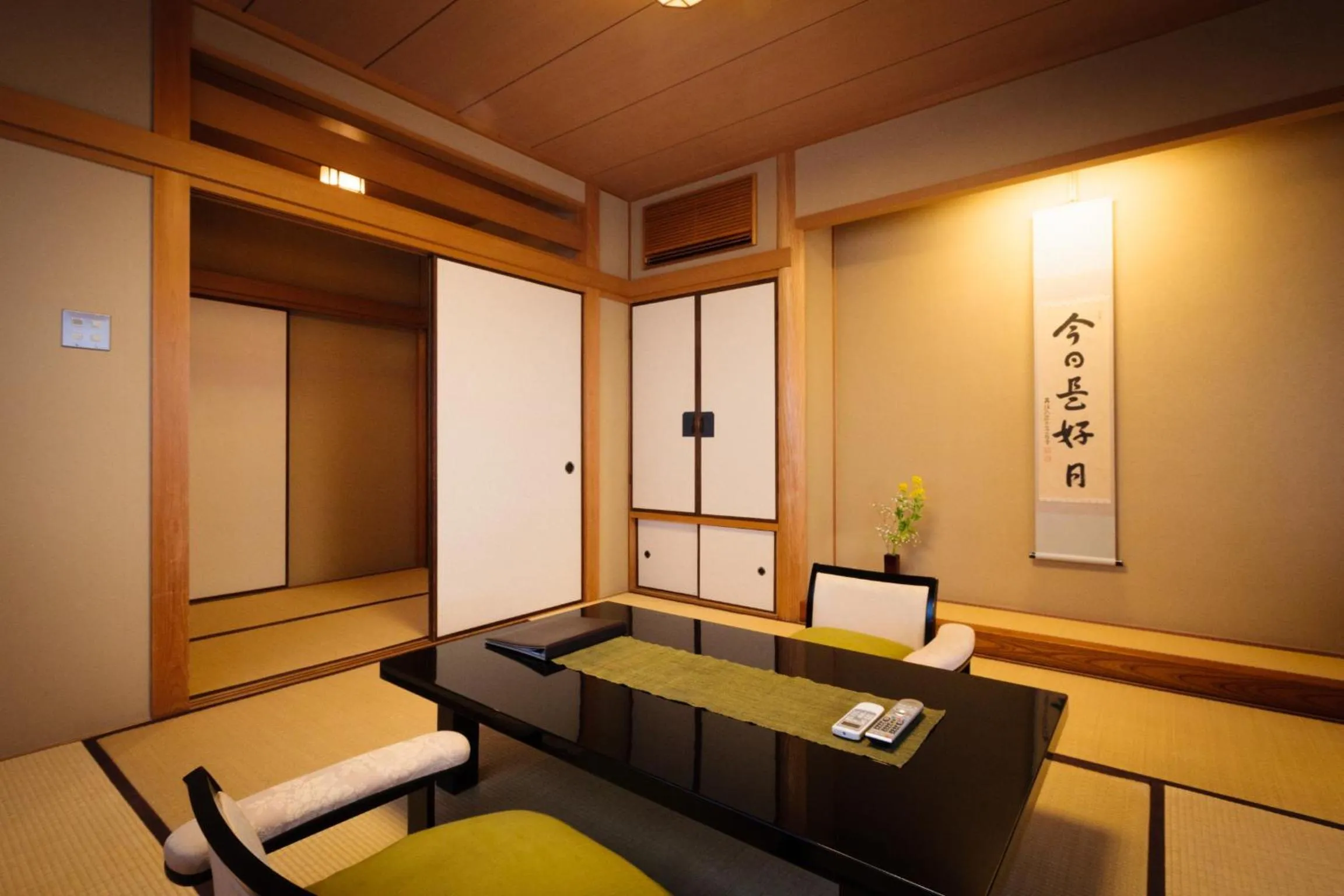 Photo of the whole room in Kyoto Ryokan Kinoe