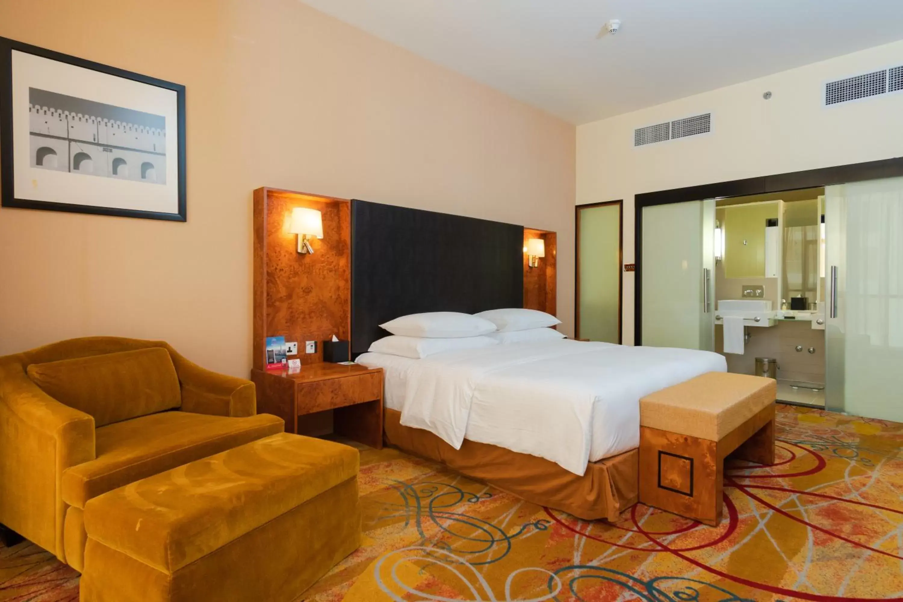 Bed in Millennium Airport Hotel Dubai