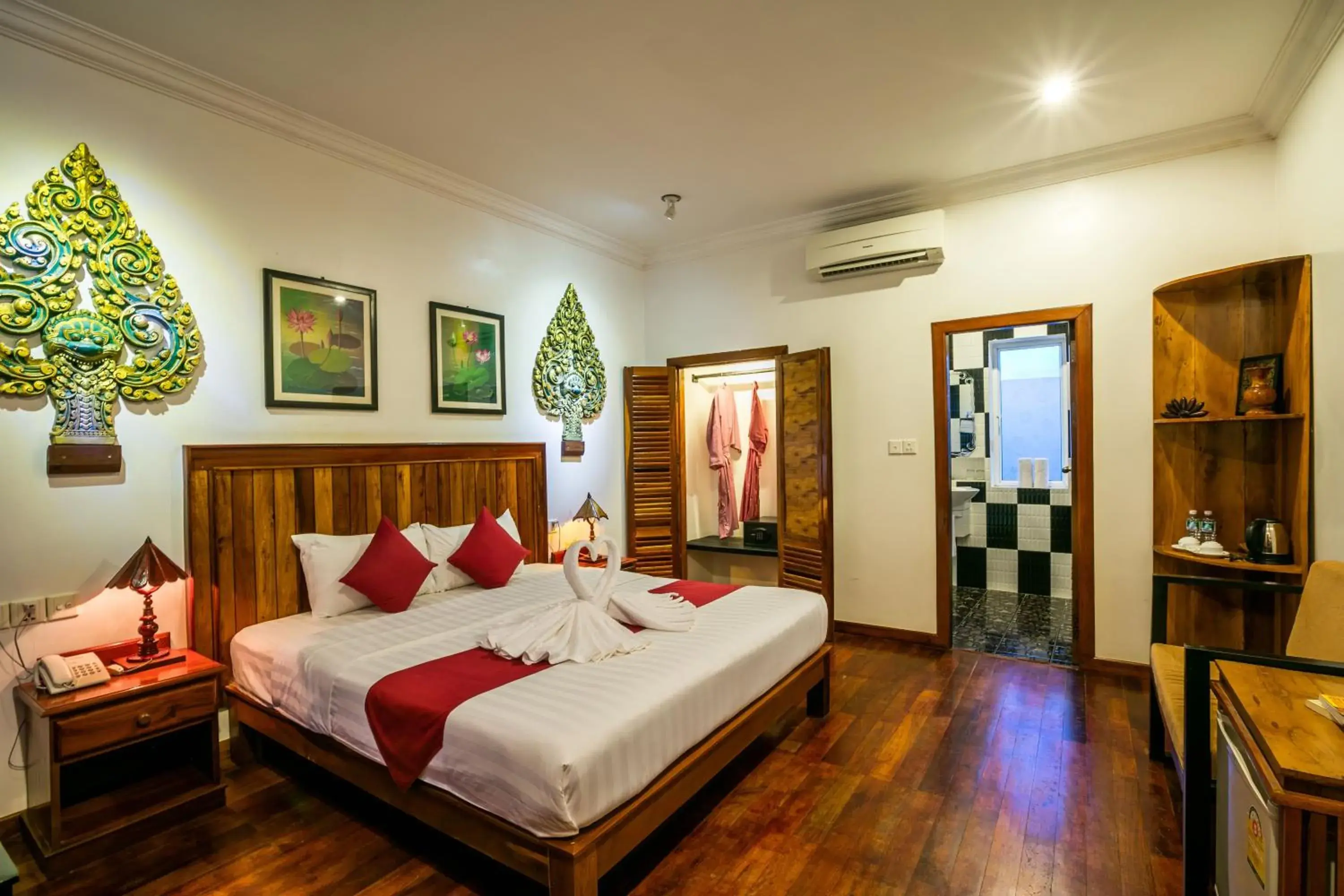 Bathroom in Asanak D'Angkor Boutique Hotel