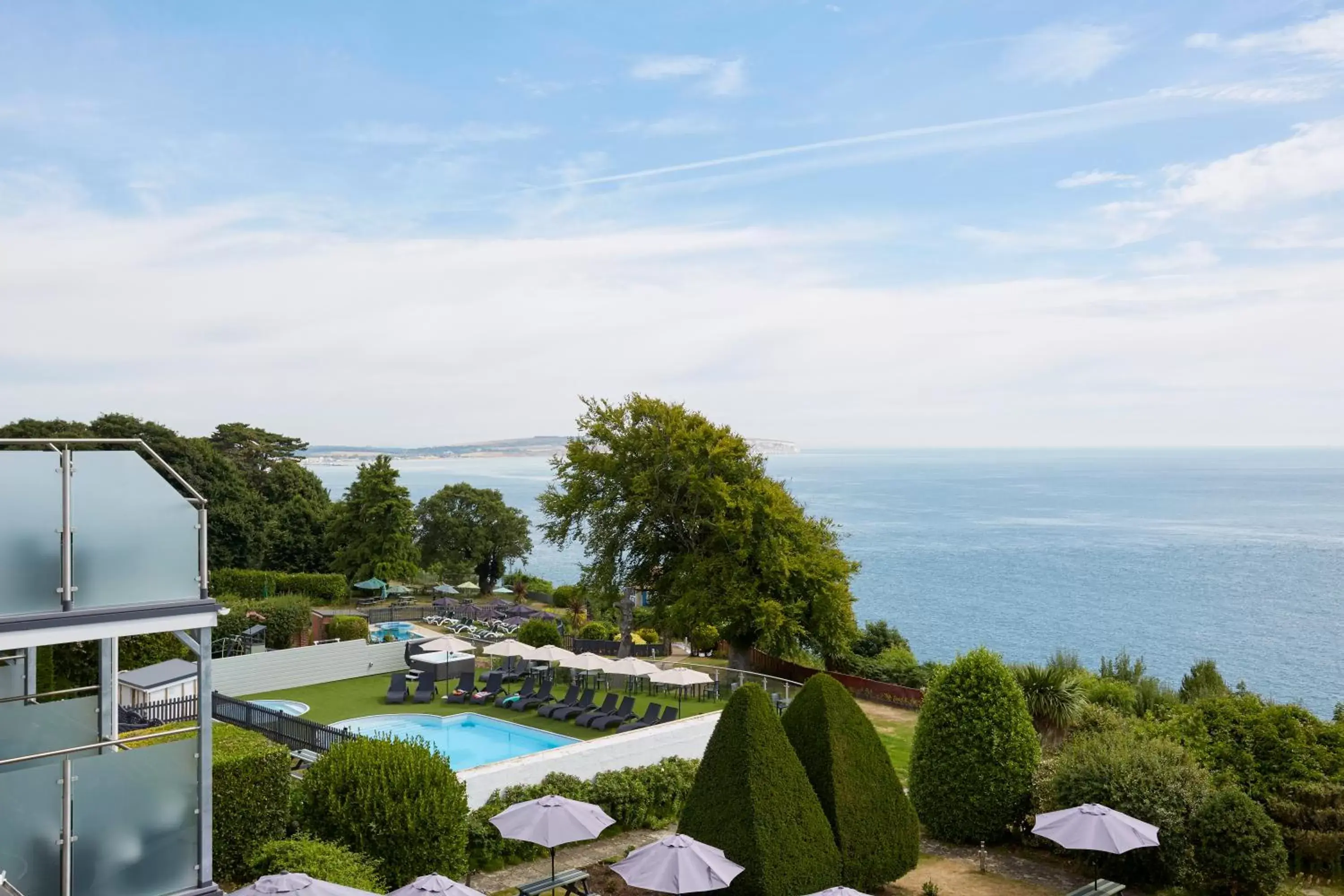 Garden, Pool View in Luccombe Hall Hotel