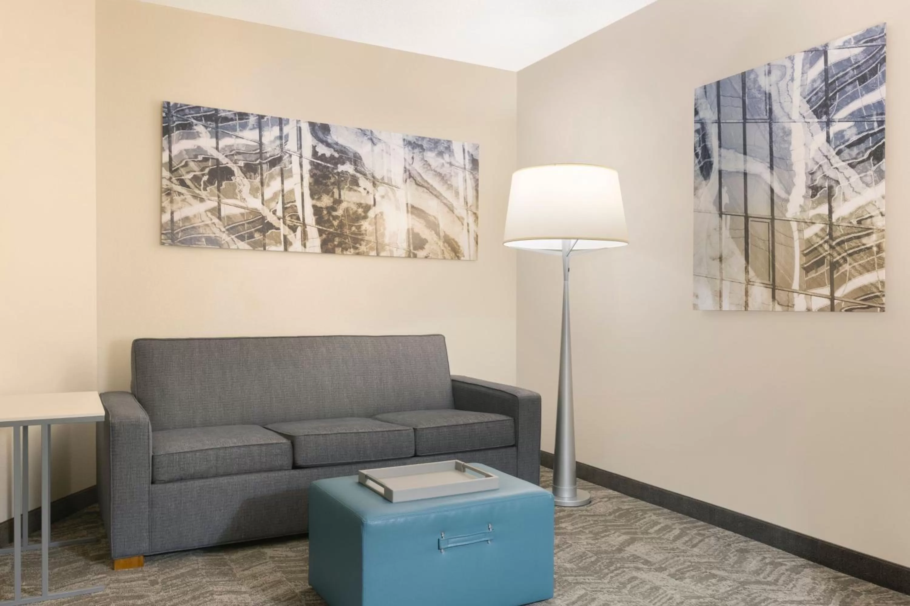 Living room in SpringHill Suites by Marriott Newark International Airport