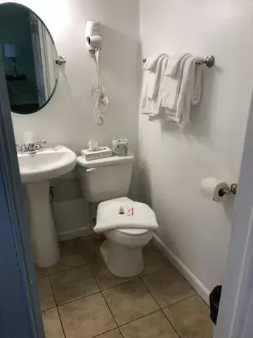 Bathroom in Lake Inn