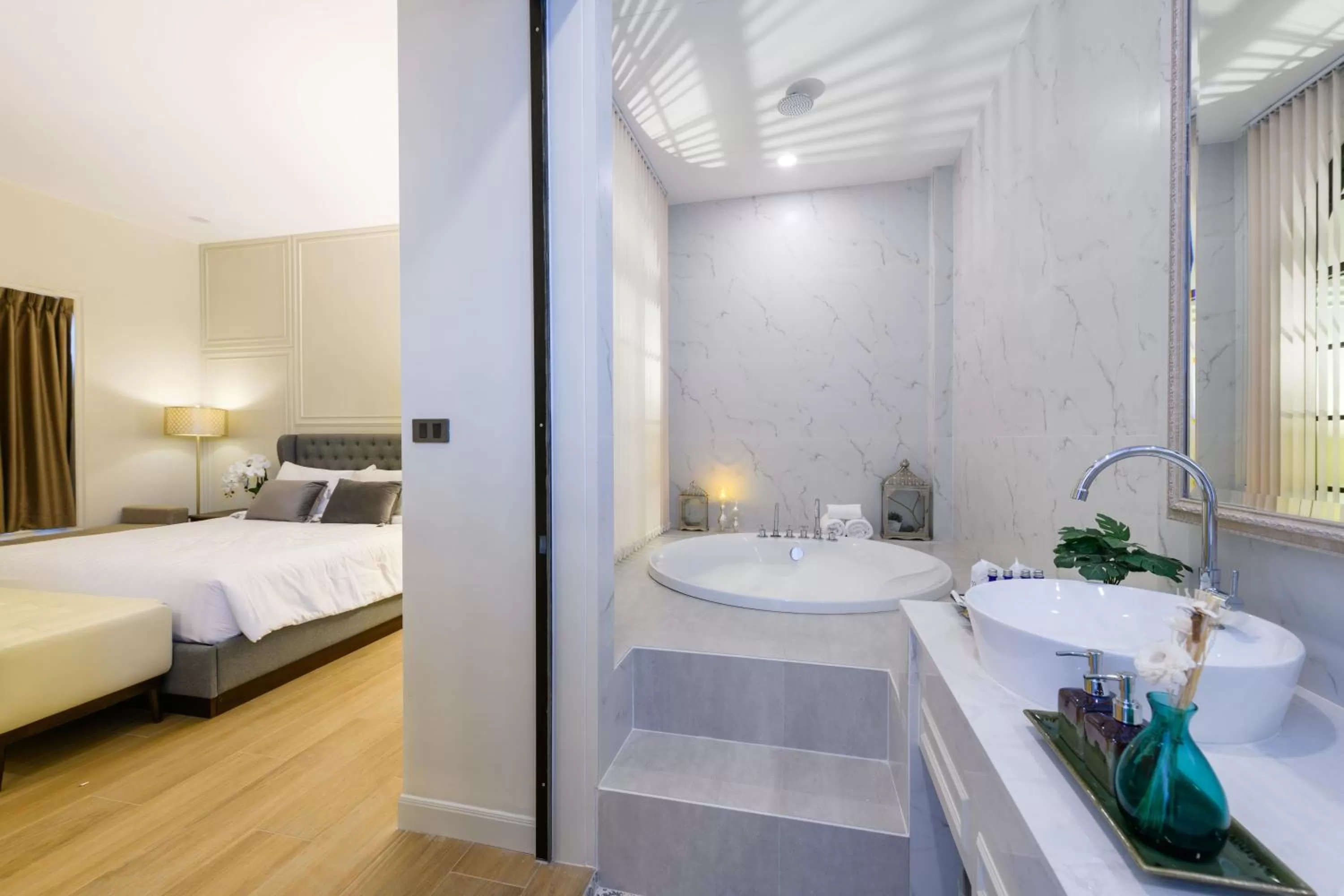 Bed in Villa Seville