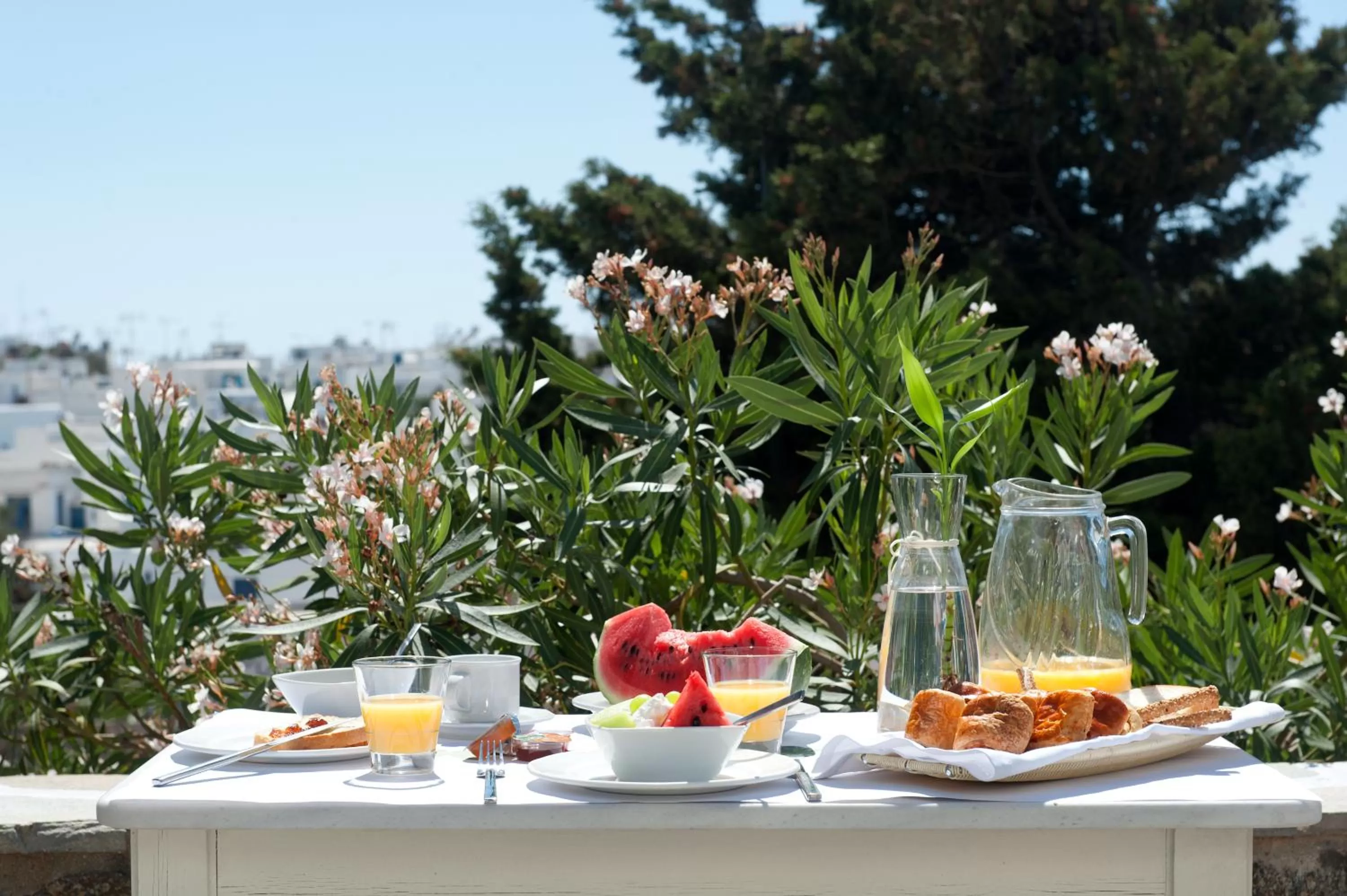 Garden view in Elena Hotel Mykonos