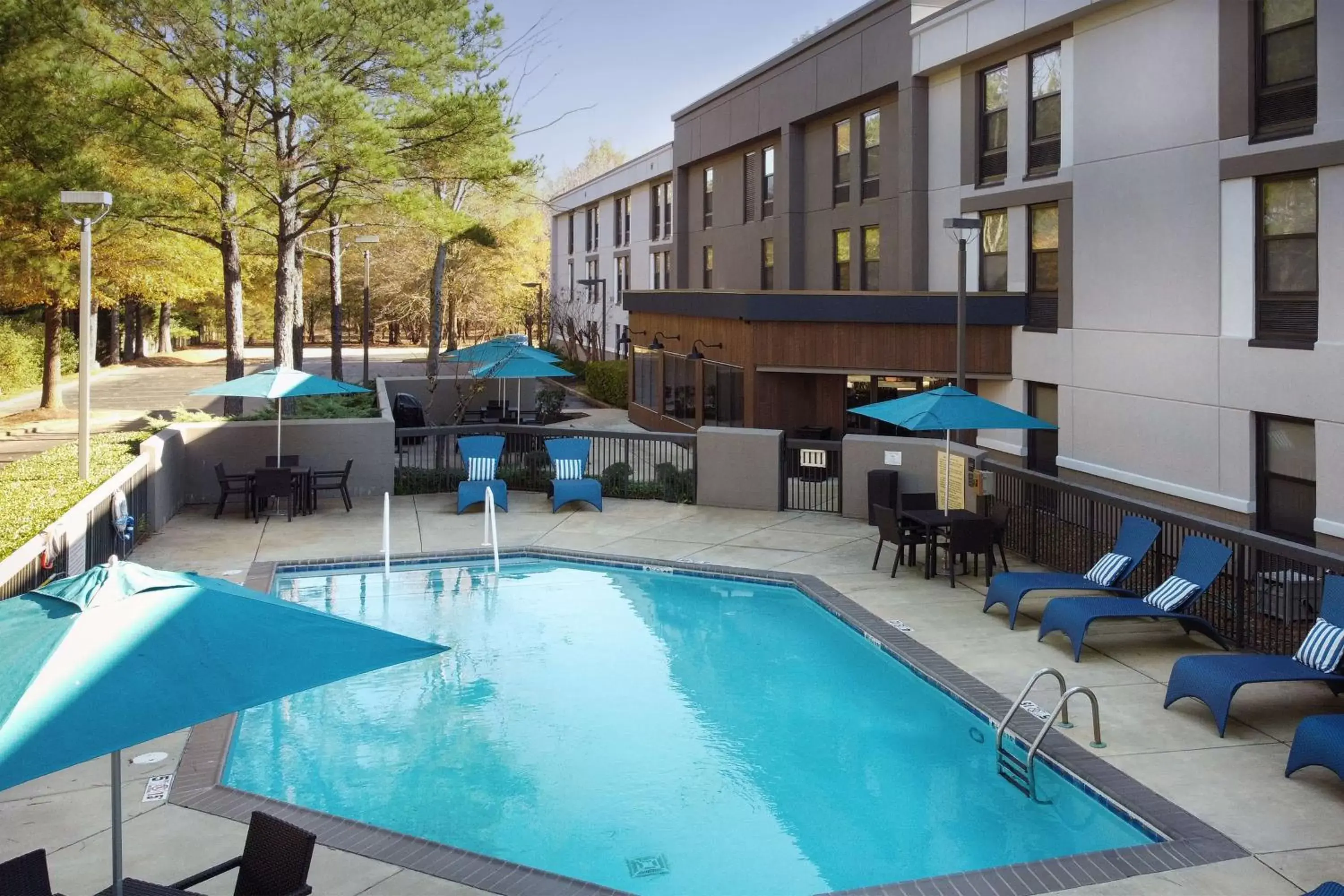 Pool view, Swimming Pool in Hampton Inn Memphis/Collierville