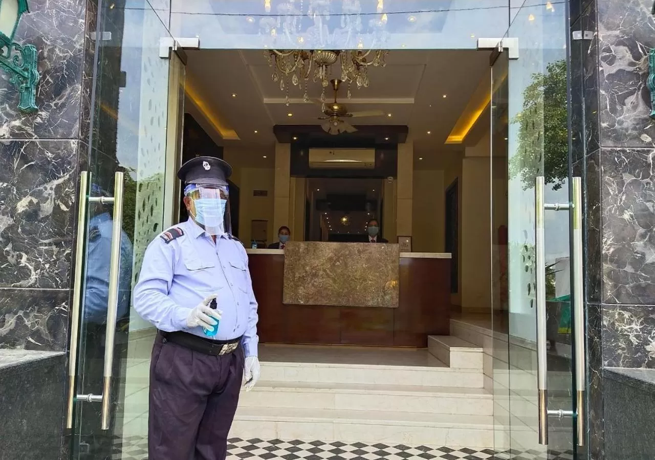 Staff in Hotel Taj Villa- Agra