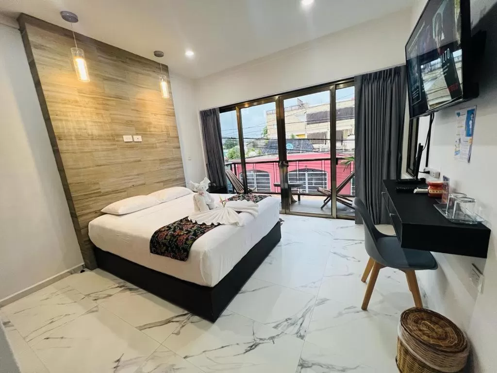 Bed in Hotel Ko'ox Wenne