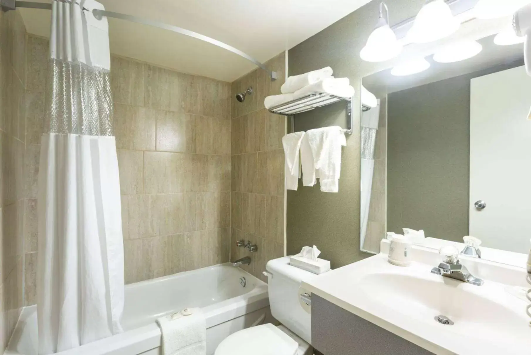 TV and multimedia, Bathroom in Days Inn by Wyndham Fallsview
