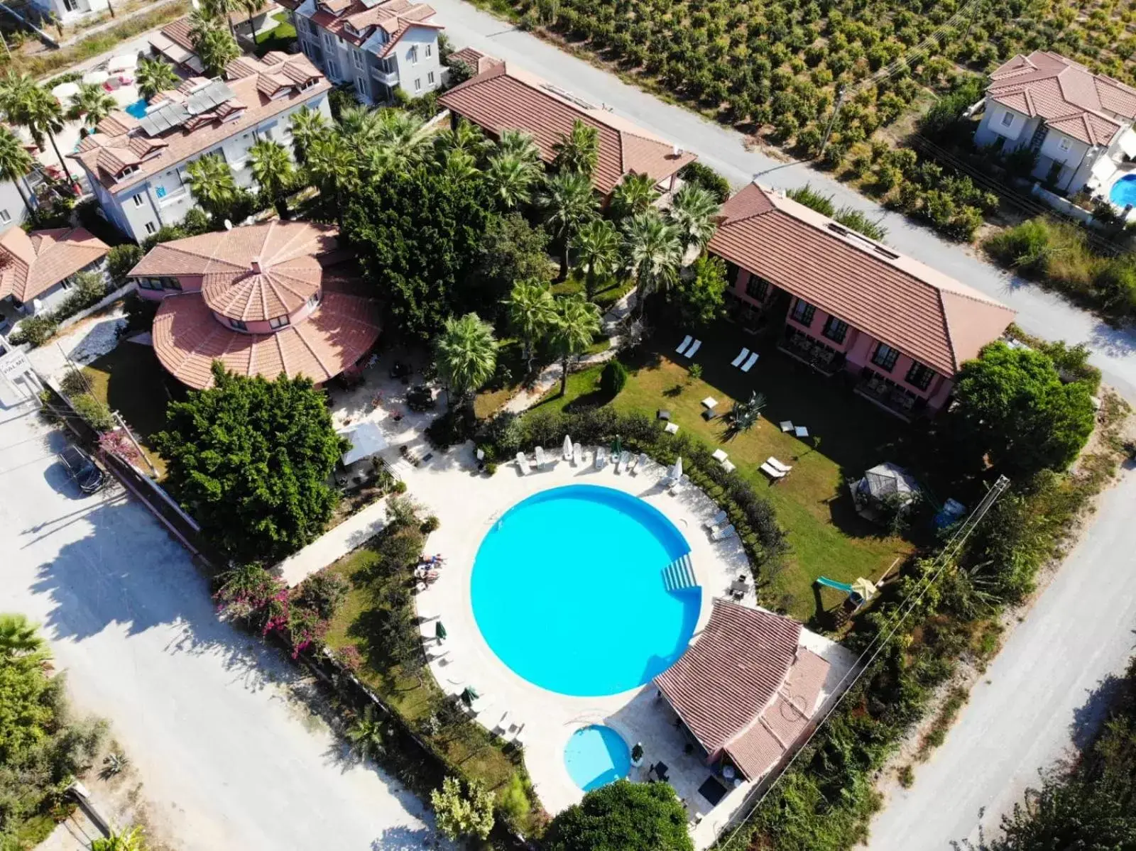 Bird's eye view, Bird's-eye View in Hotel Palme Dalyan