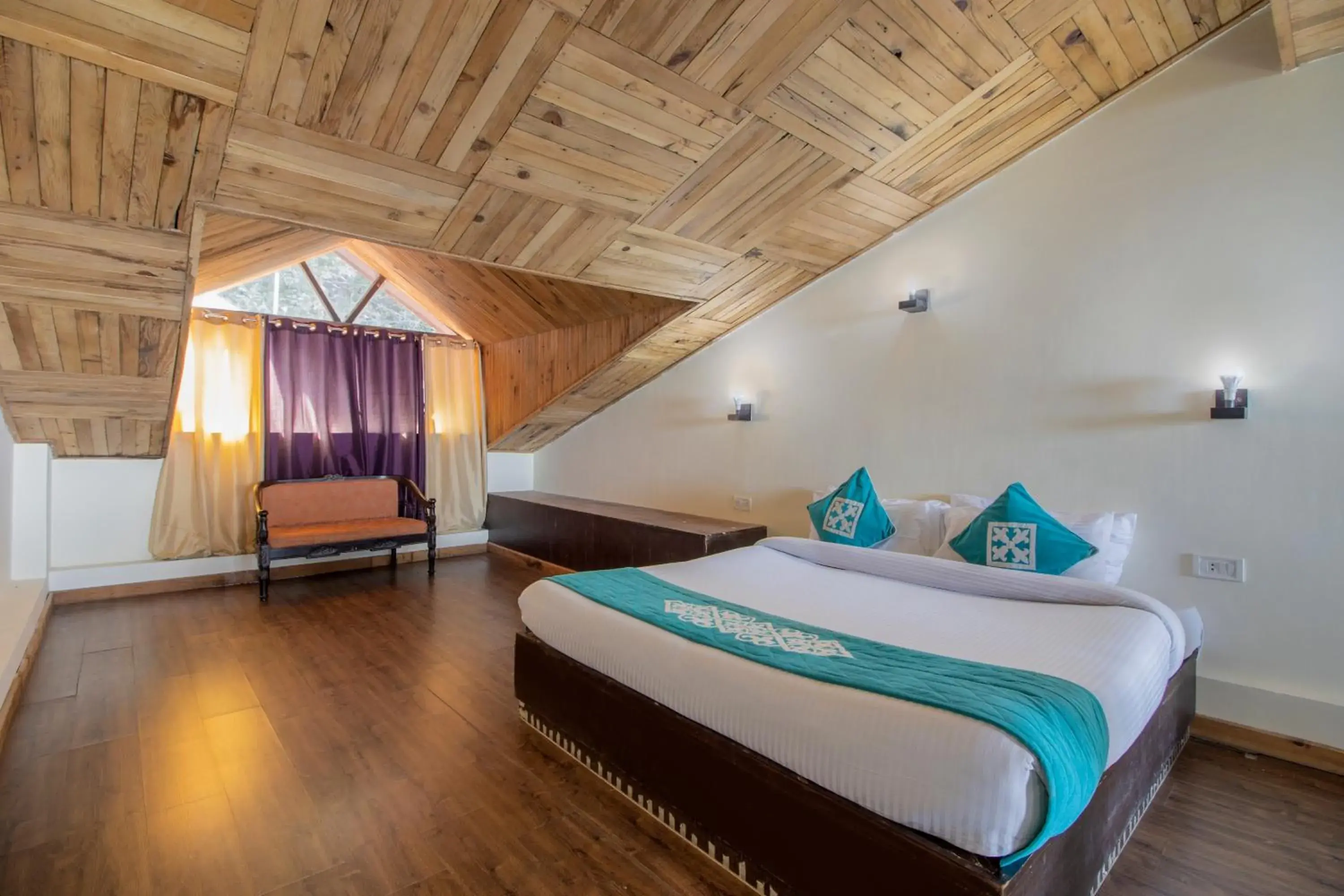 Bed in Snow Valley Resort