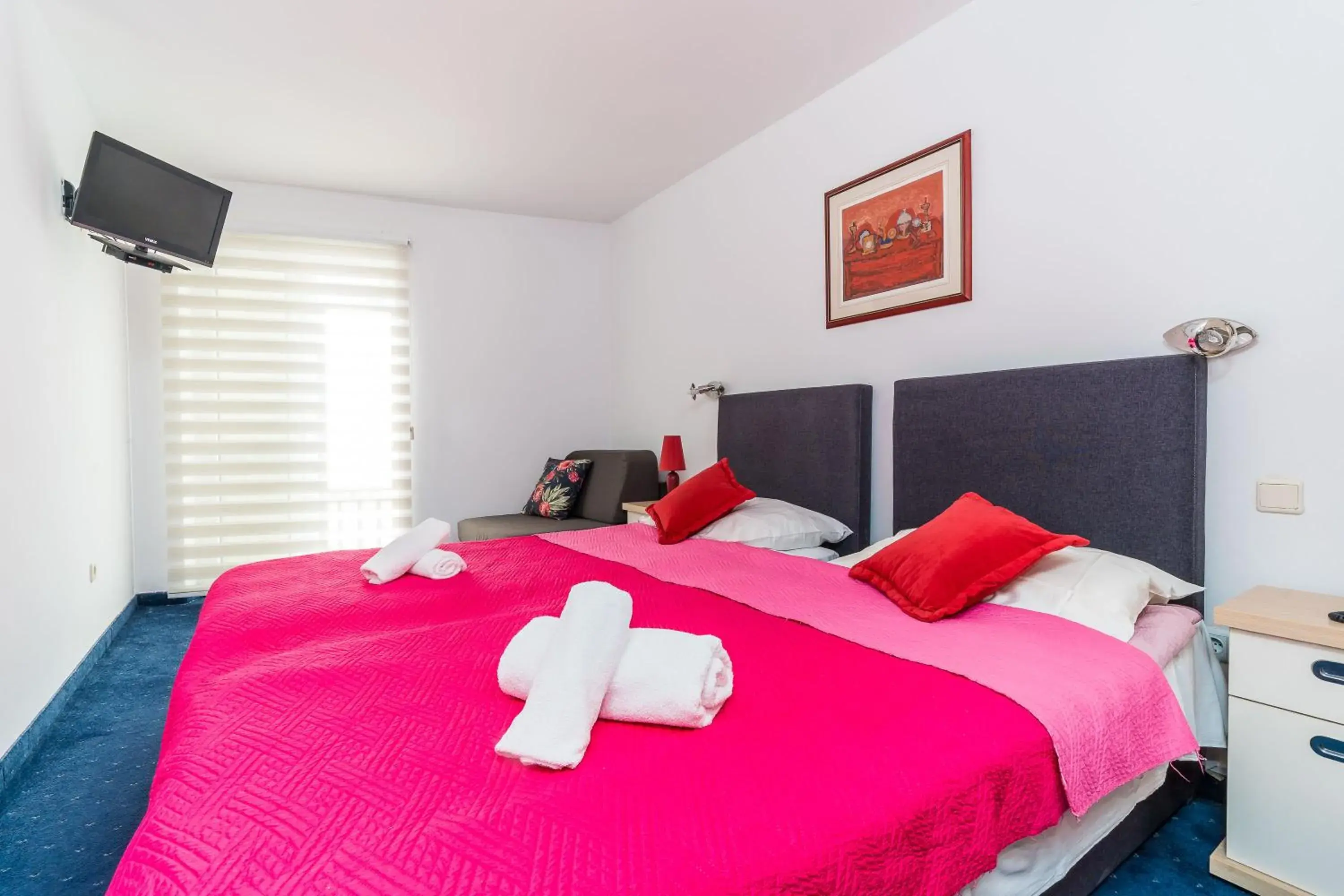 Bedroom, Bed in Hotel Dubrovnik