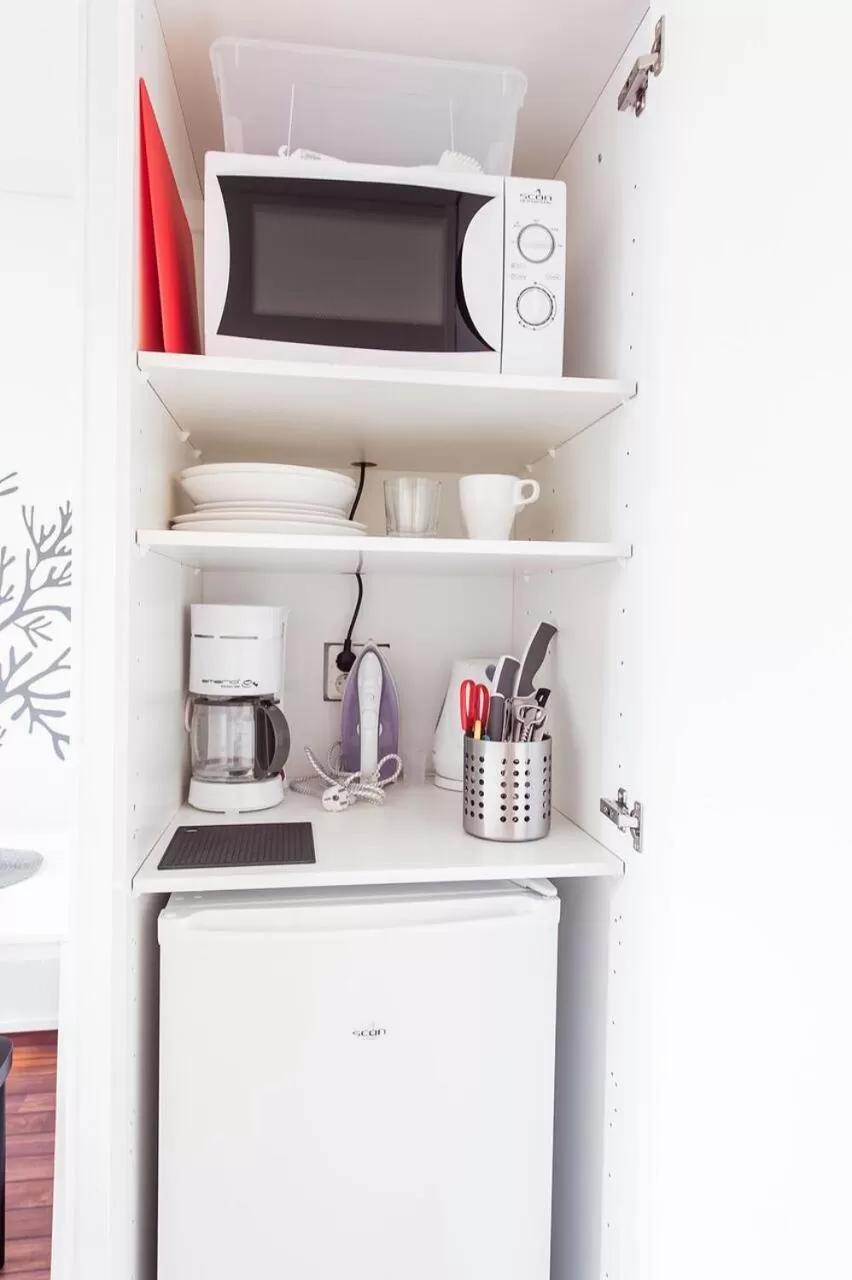 Kitchen or kitchenette in Forenom Aparthotel Lahti