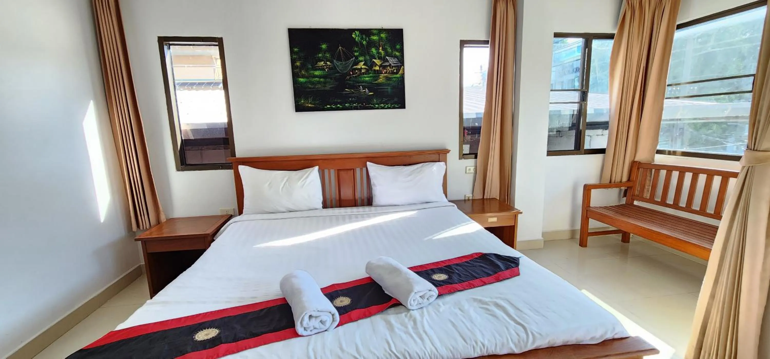 Bed in Royal Sweet Hotel