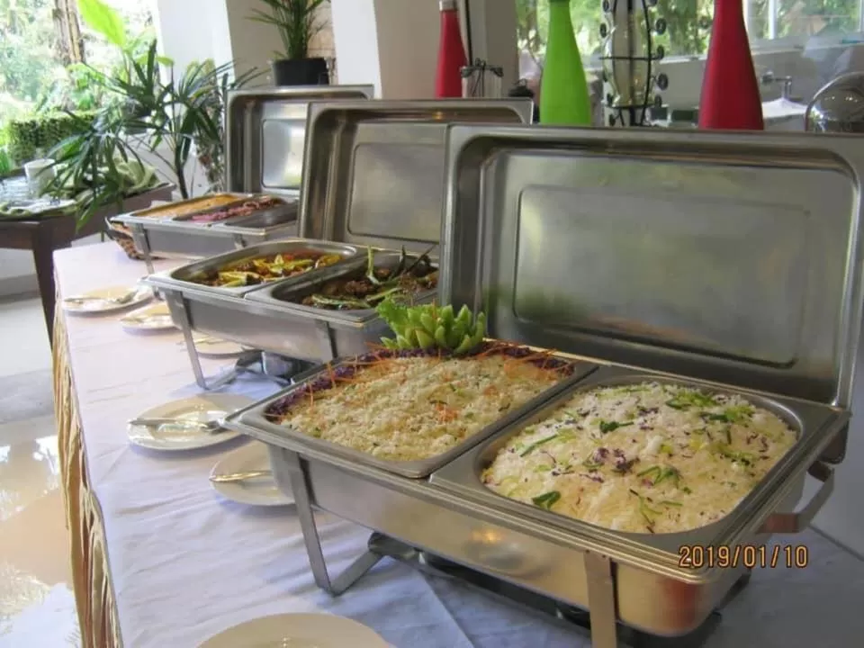 Food in Kandy Rivers Edge Nature Resort