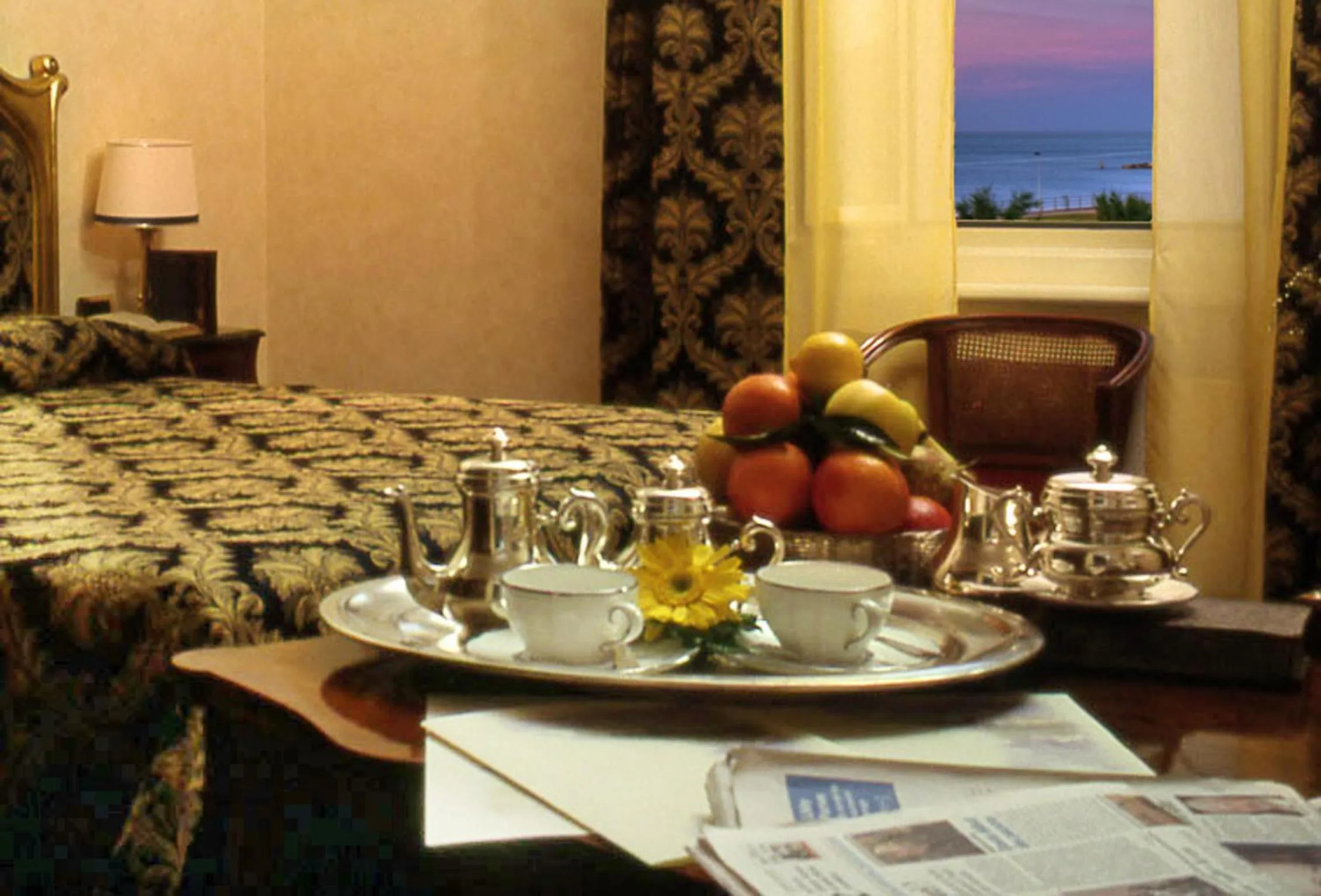 Bed in Hotel Vittoria