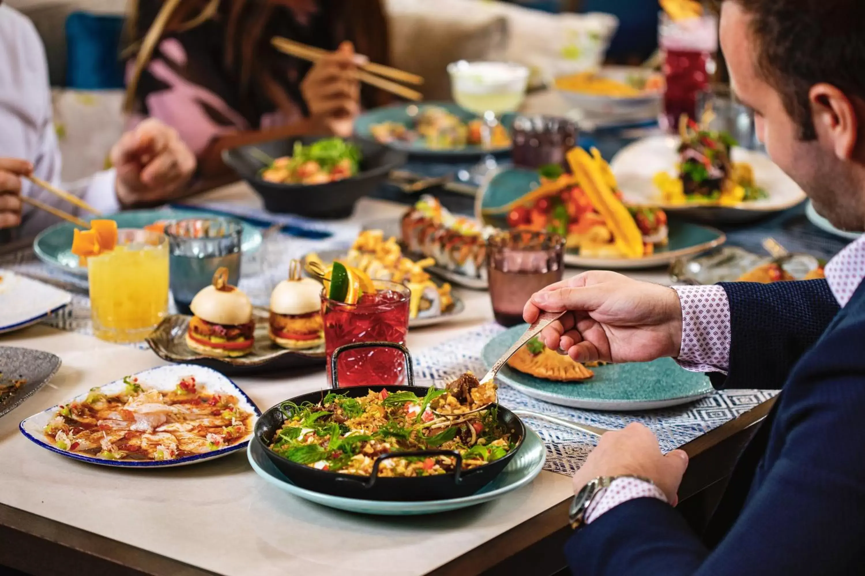 Restaurant/places to eat in InterContinental Doha Beach & Spa, an IHG Hotel Restaurant/places to eat in InterContinental Doha Beach & Spa, an IHG Hotel