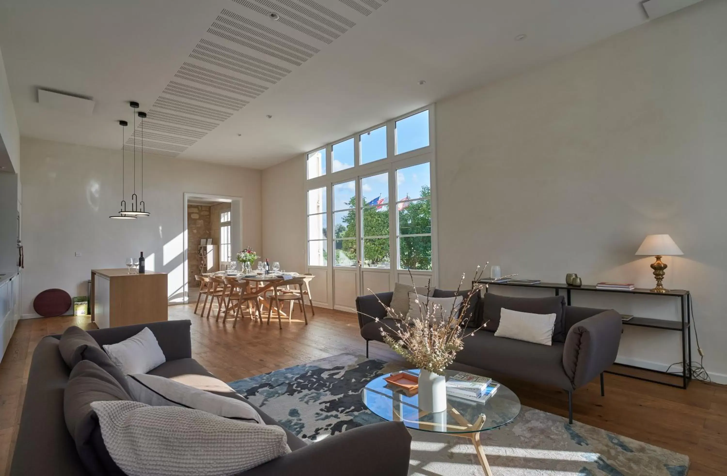 Living room, Seating Area in Château Bonalgue - Pomerol