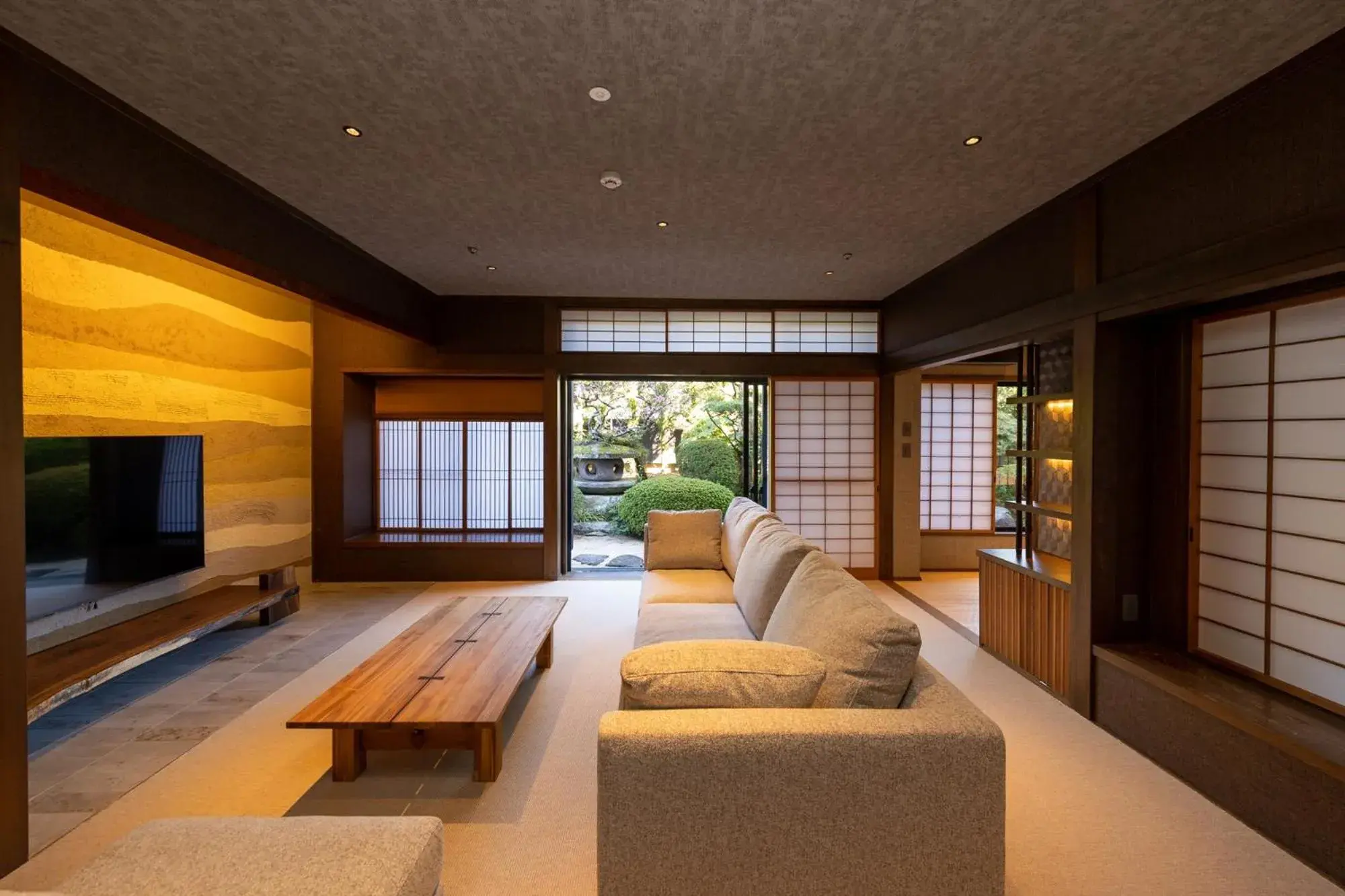 Living room, Seating Area in Haginoyado Tomoe Ryokan