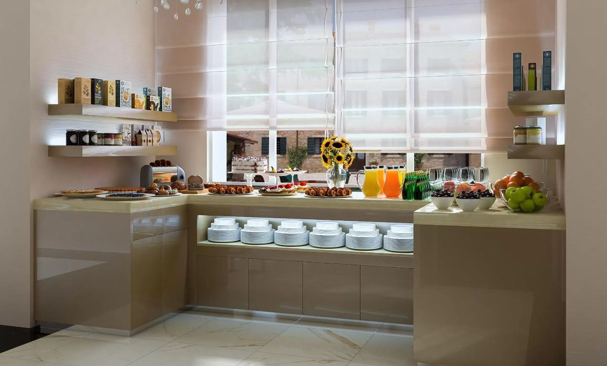 Food, Kitchen/Kitchenette in Best Western Premier Milano Palace Hotel