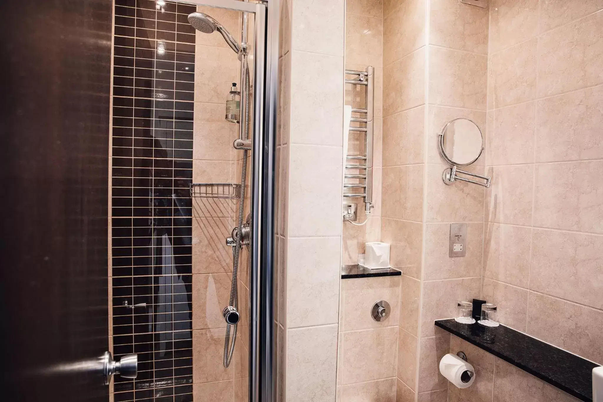 Shower, Bathroom in Manor House Hotel & Spa, Alsager