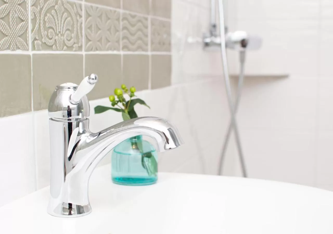 Bathroom in Villa Fryksta