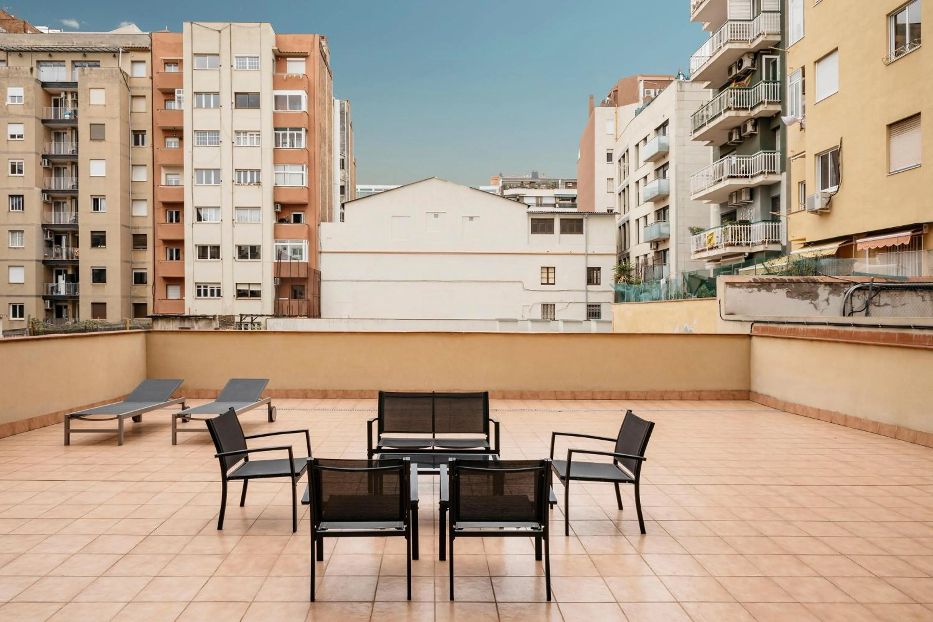 Balcony/Terrace in Barcelona Apartment Villarroel
