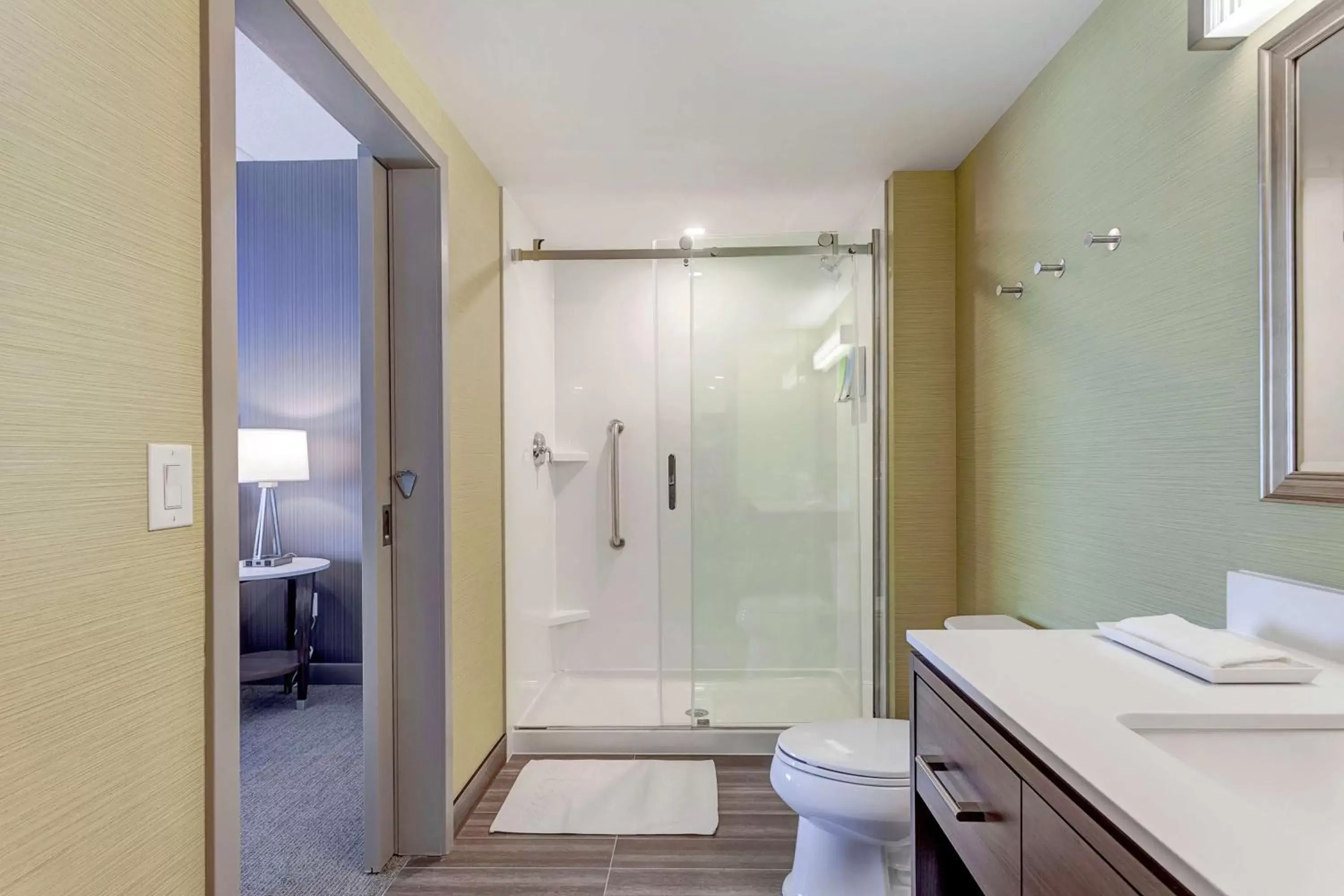 Bathroom in Home2 Suites By Hilton Toronto/Brampton, On Bathroom in Home2 Suites By Hilton Toronto/Brampton, On