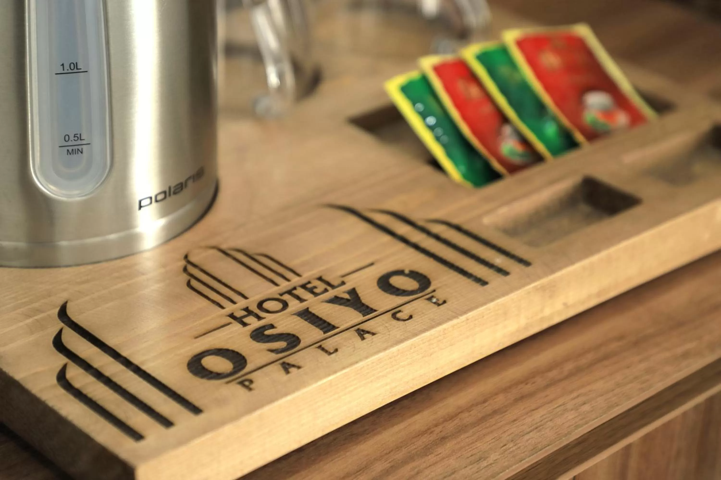 Coffee/tea facilities in Osiyo Palace