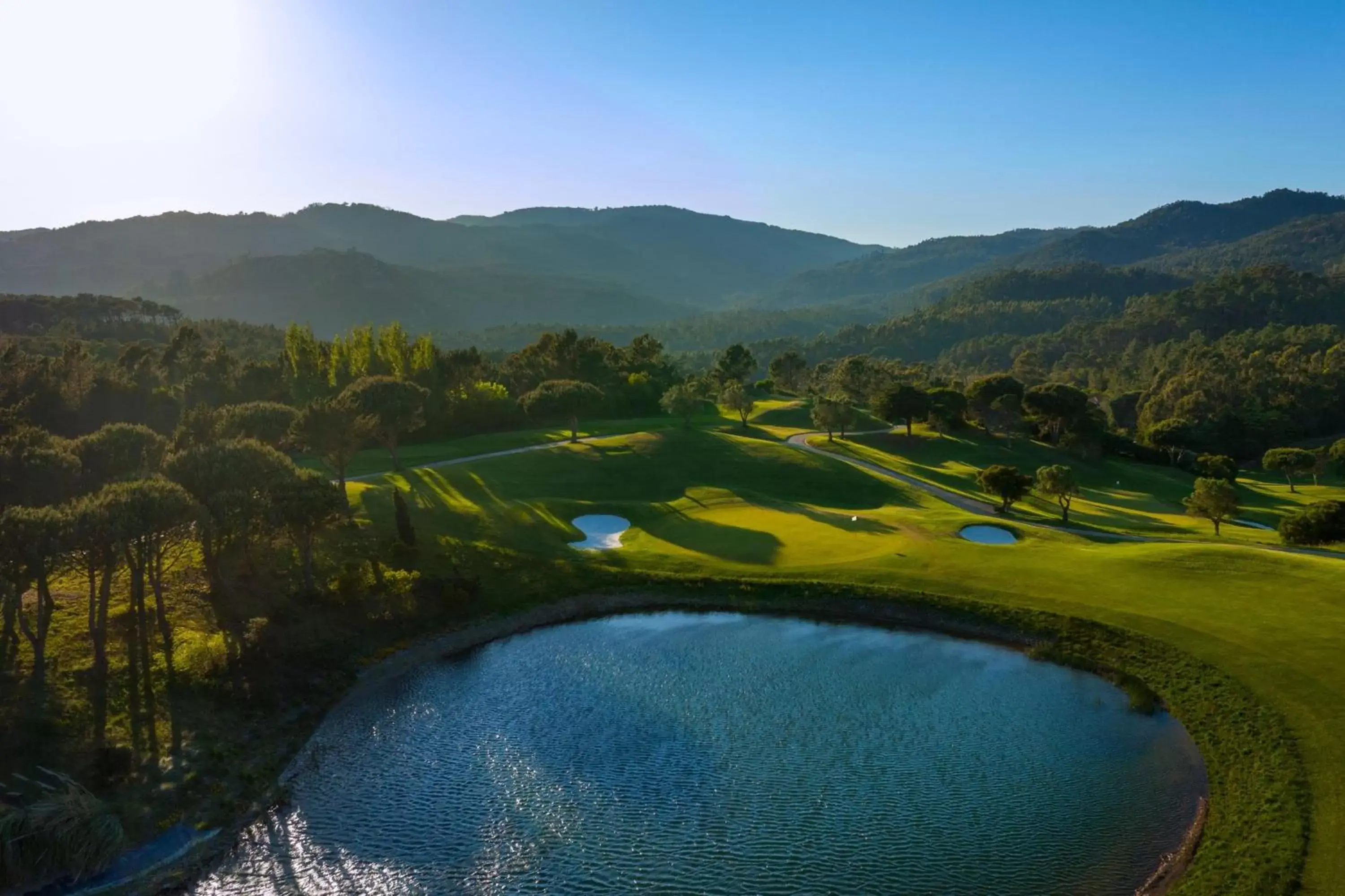 Golfcourse, Bird's-eye View in Penha Longa Resort