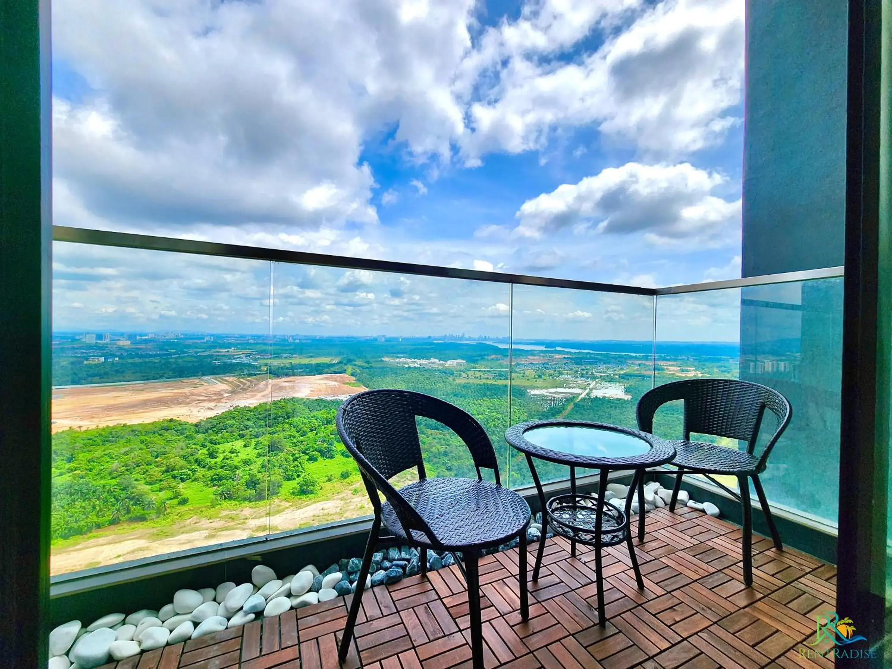 Balcony/Terrace in D pristine Family Suite By Holi