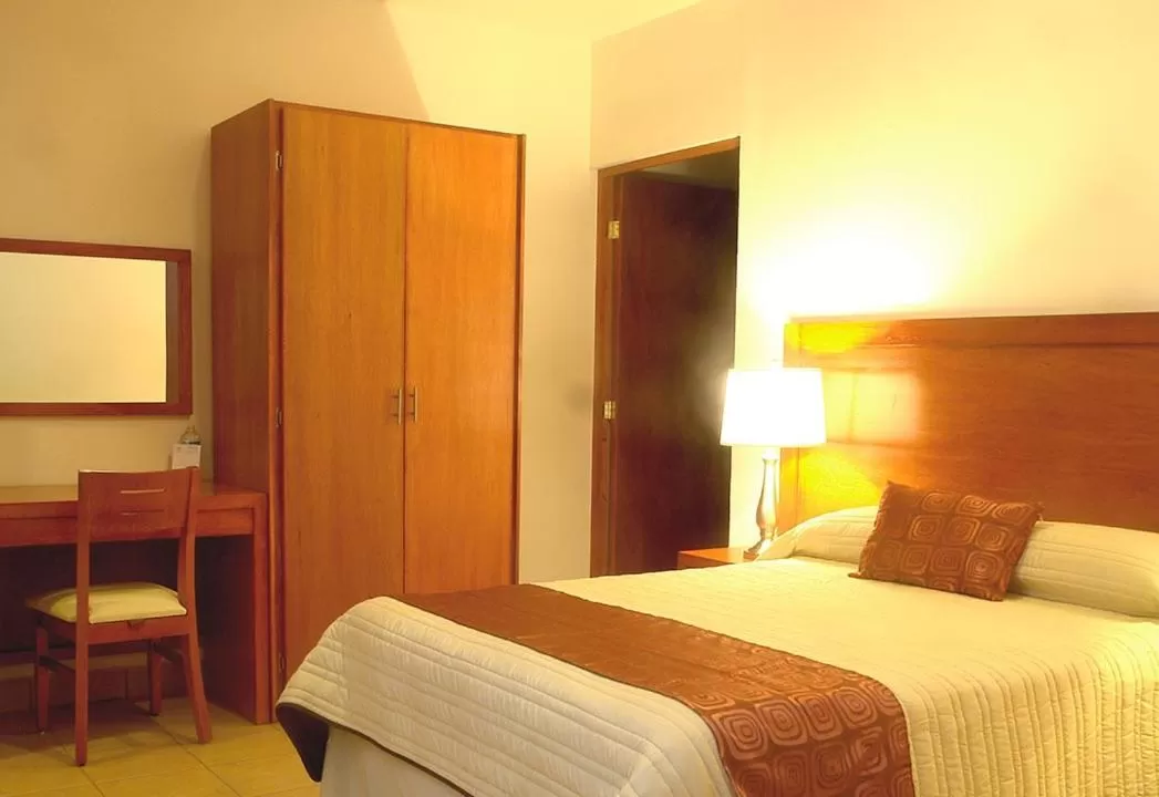 Bed in Hotel Marllou