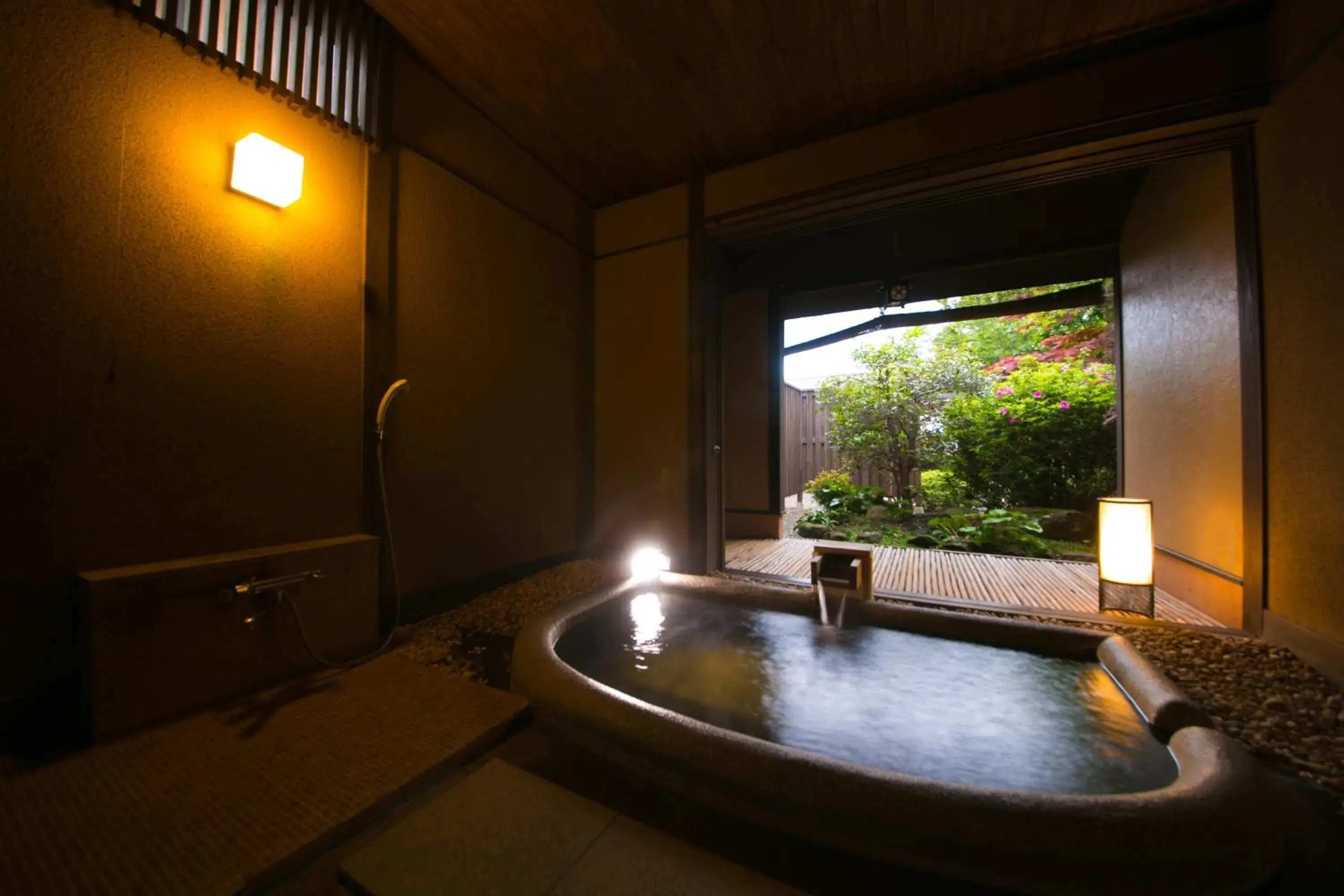 Hot Spring Bath, Swimming Pool in Bettei Haruki