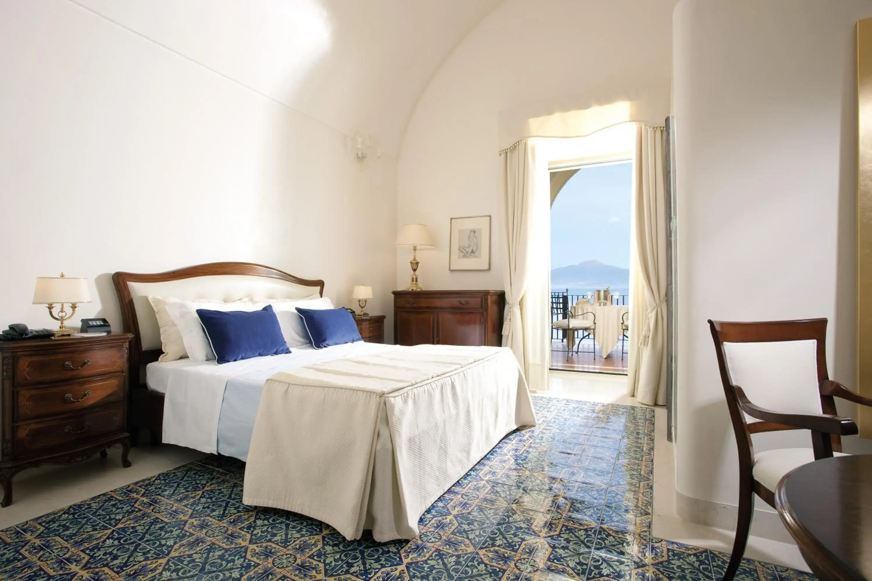 View (from property/room), Bed in Grand Hotel Angiolieri