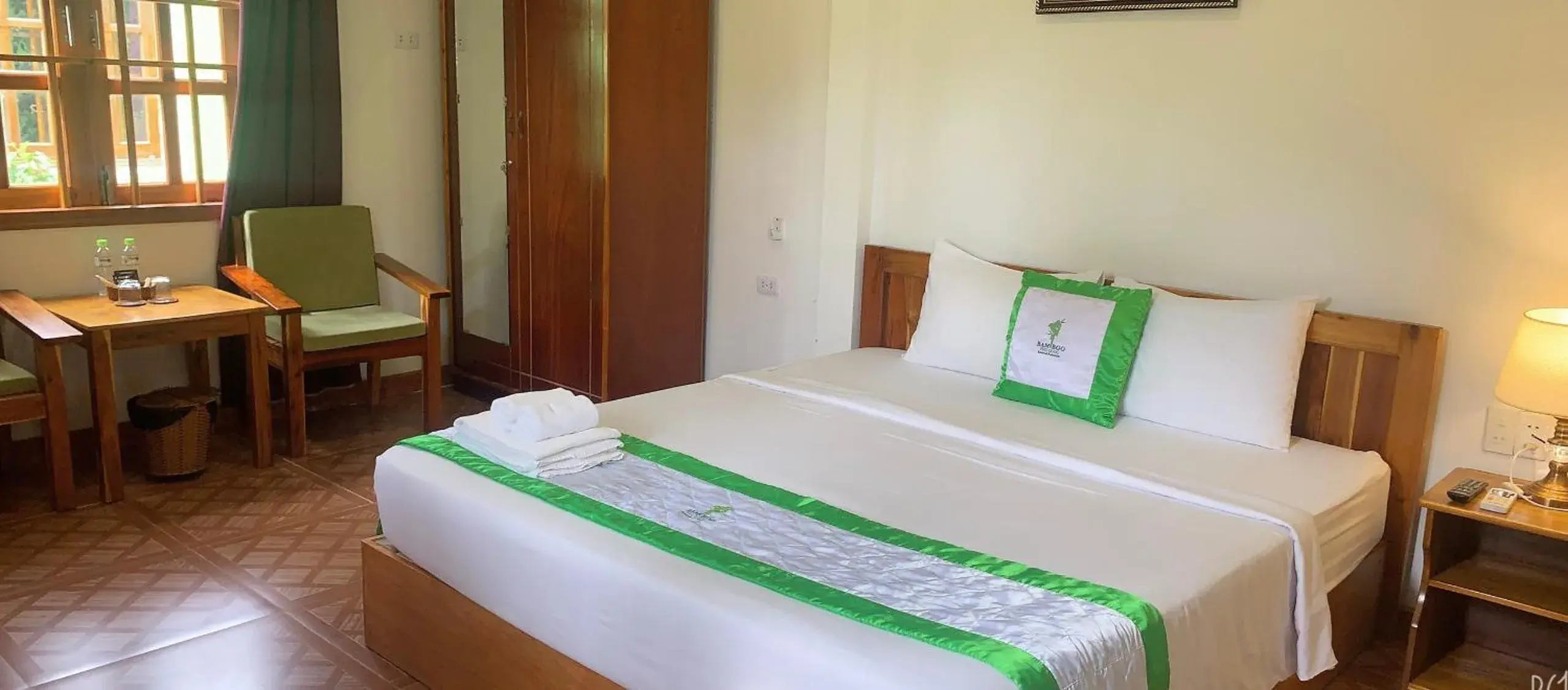 Bed in Bamboo Resort Phu Quoc