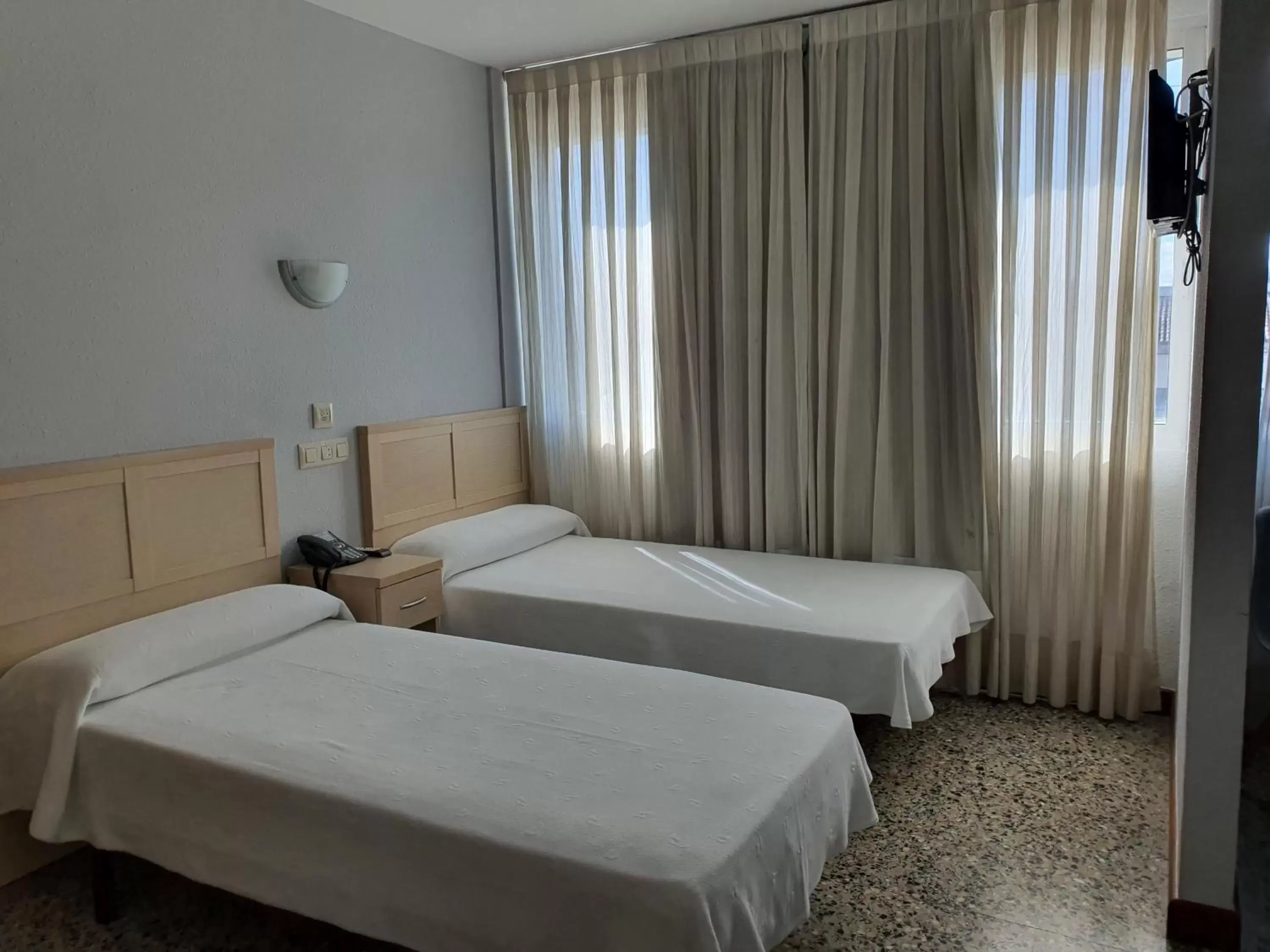 Bed in Hotel Cogullada