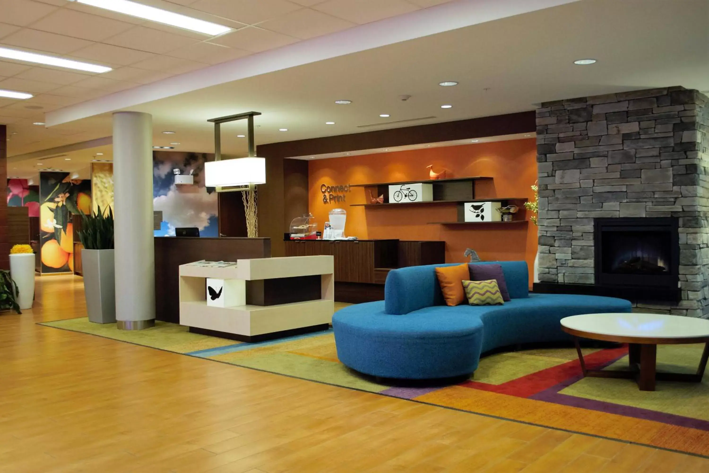 Lobby or reception, Lobby/Reception in Fairfield Inn & Suites by Marriott Stroudsburg Bartonsville/Poconos