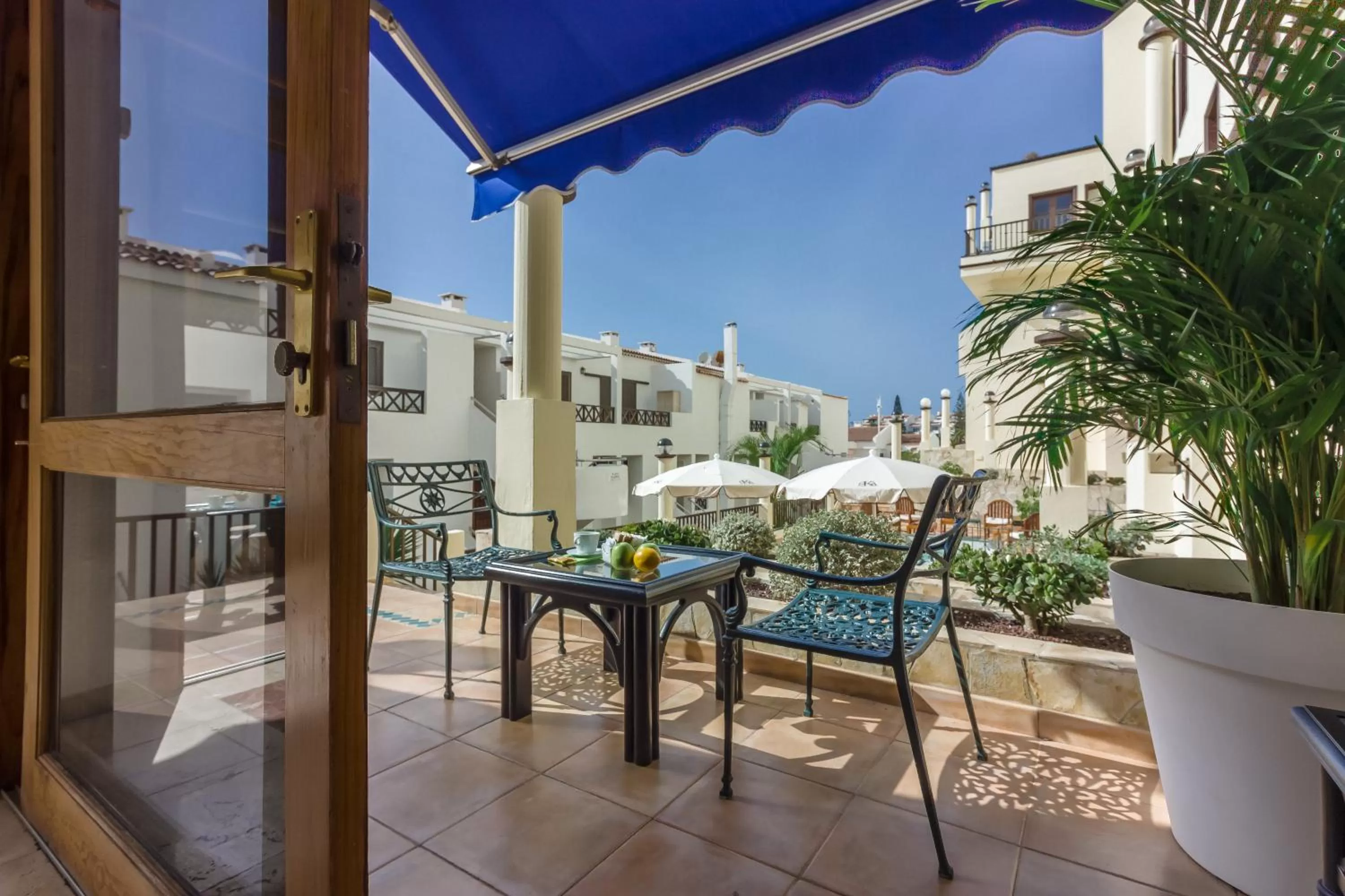 Patio in Klayman Olivina Aparthotel