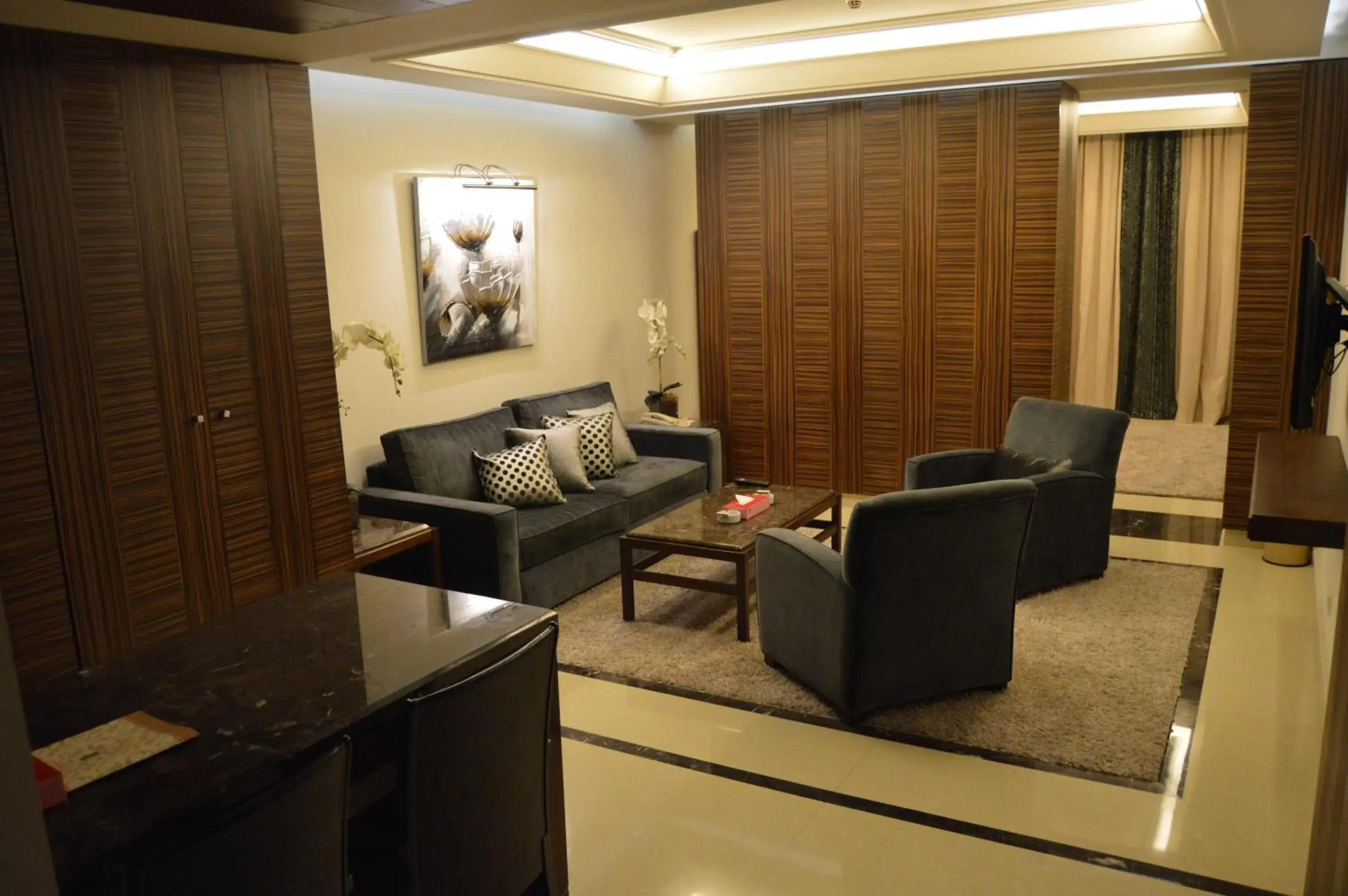 Living room, Seating Area in Markazia Suites