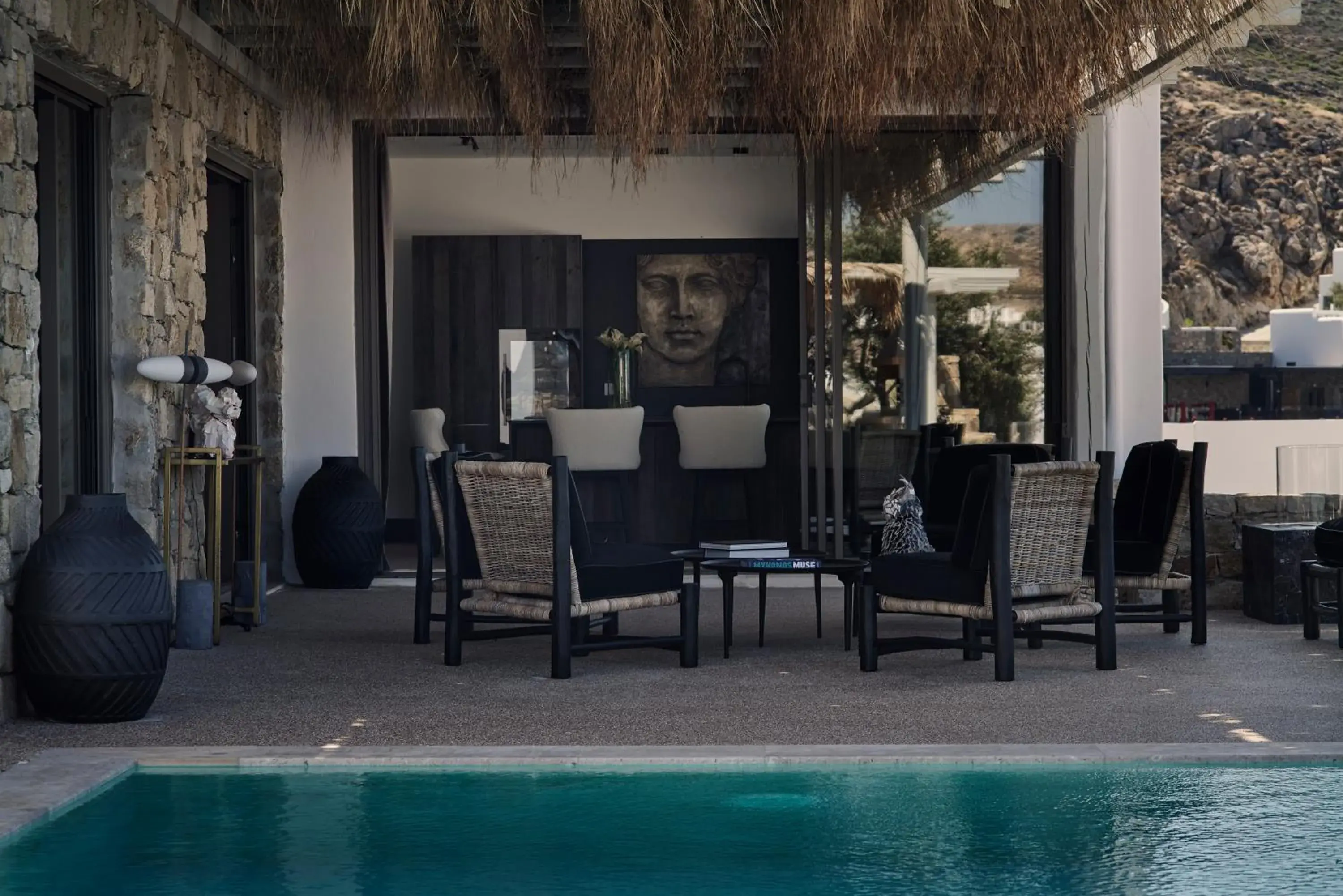 Pool view in Myconian Villa Collection - Preferred Hotels & Resorts Pool view in Myconian Villa Collection - Preferred Hotels & Resorts