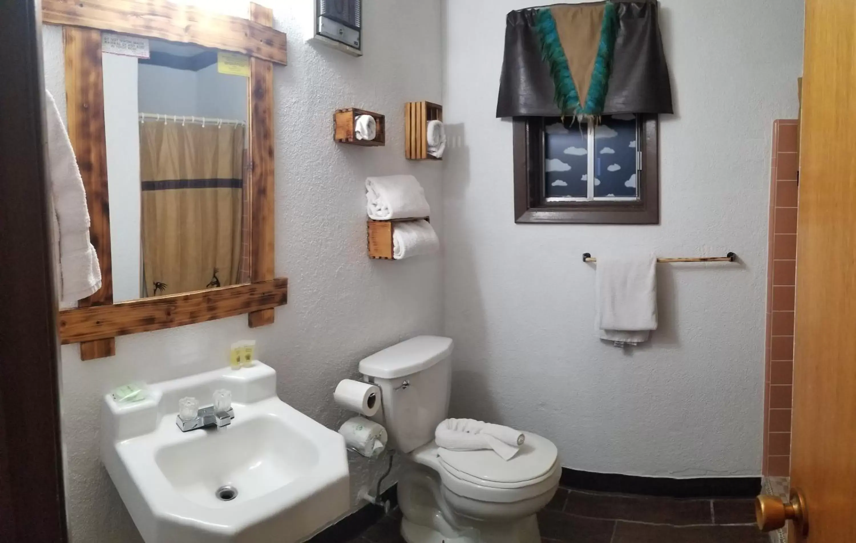 Bathroom in Adobe Sands Motel