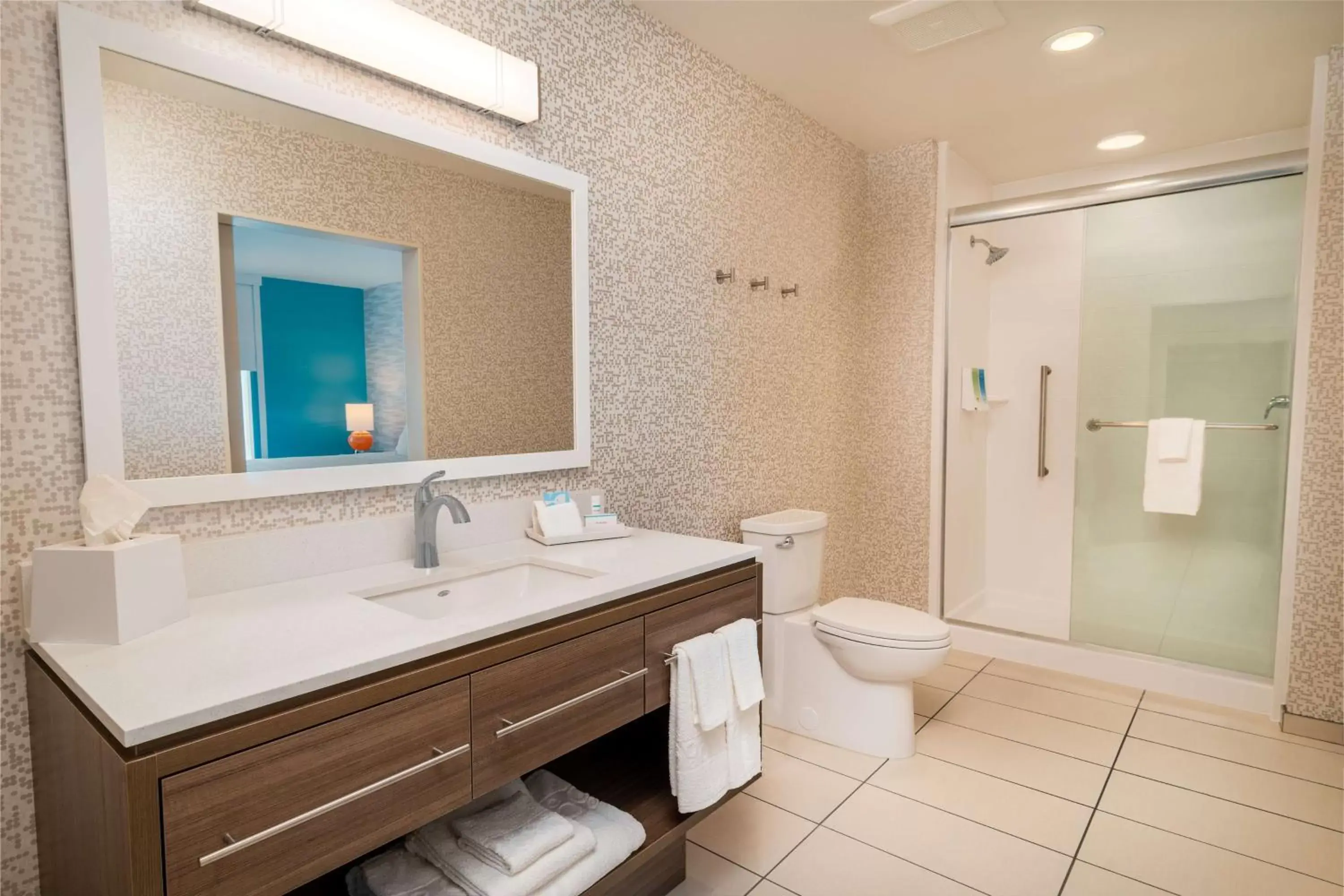 Bathroom in Home2 Suites Corona, Ca