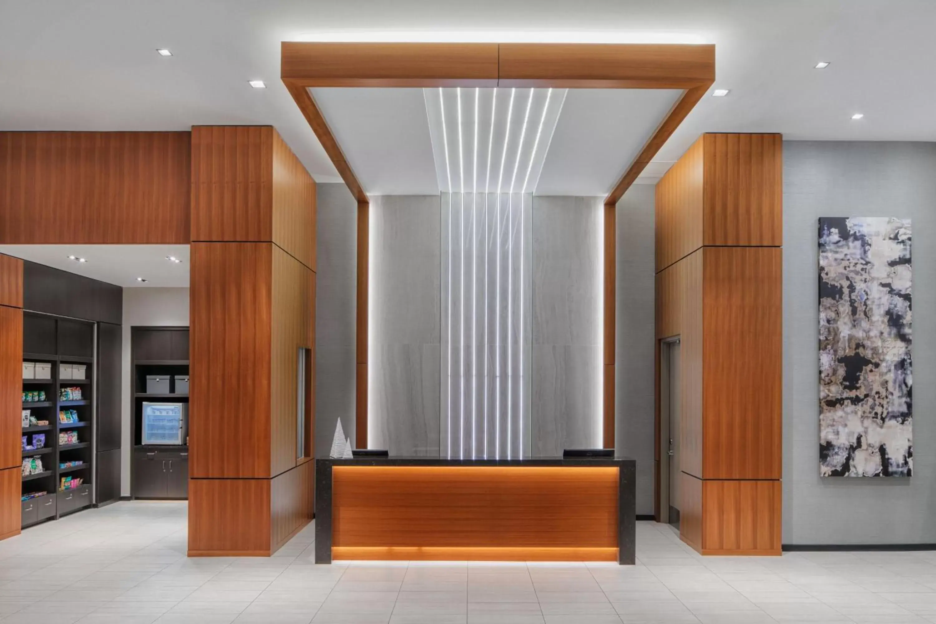 Lobby or reception in AC Hotel by Marriott Fort Lauderdale Airport