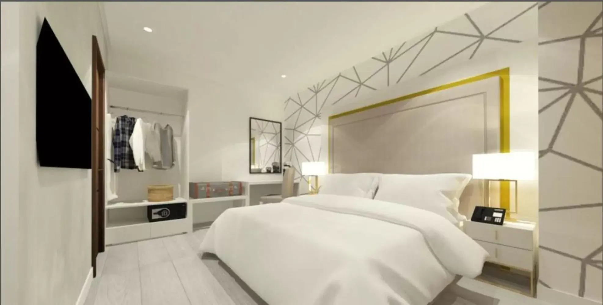 Bed in Summit Hotel Naga