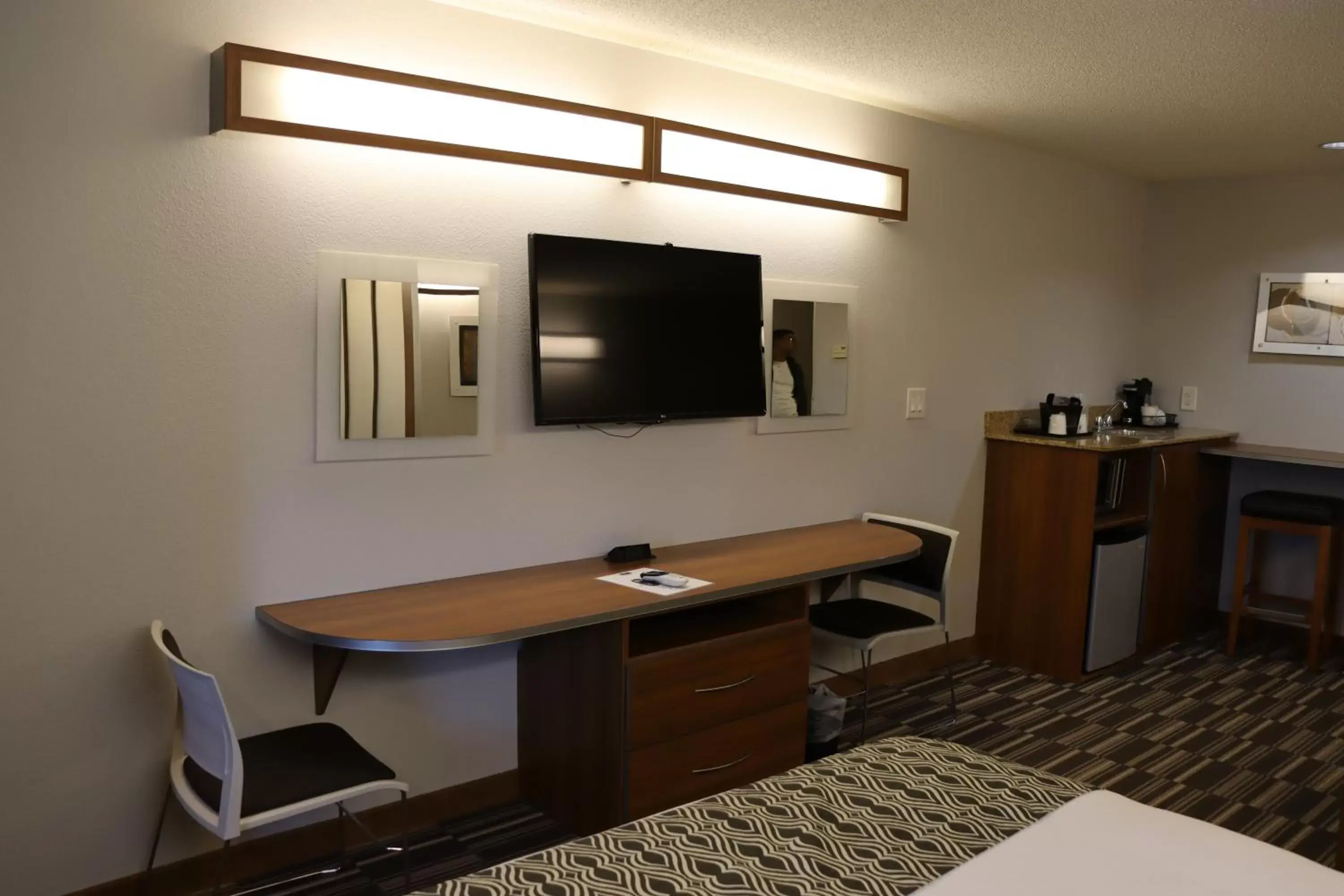 TV/Entertainment Center in Microtel Inn & Suites by Wyndham Columbus Near Fort Moore