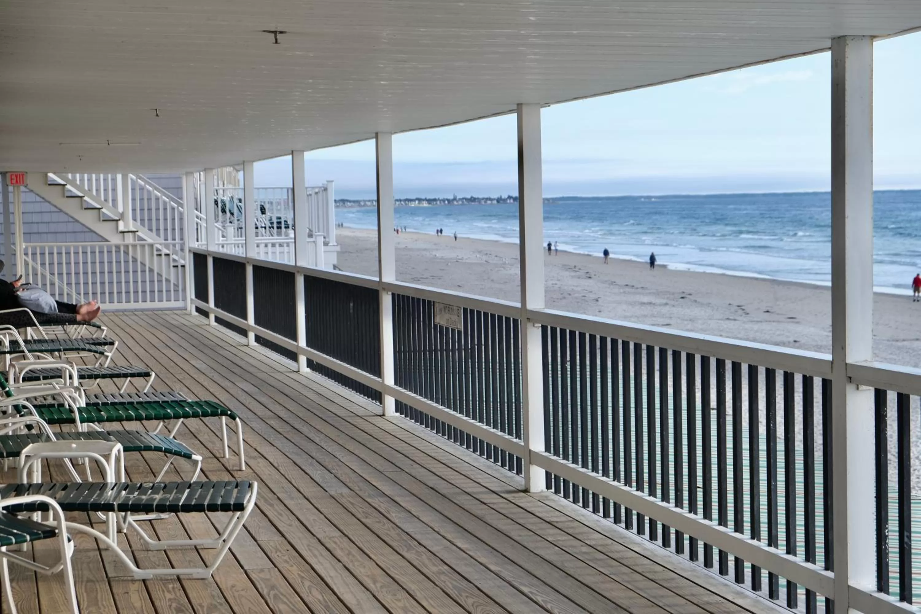 Balcony/Terrace in Norseman Resort on the Beach