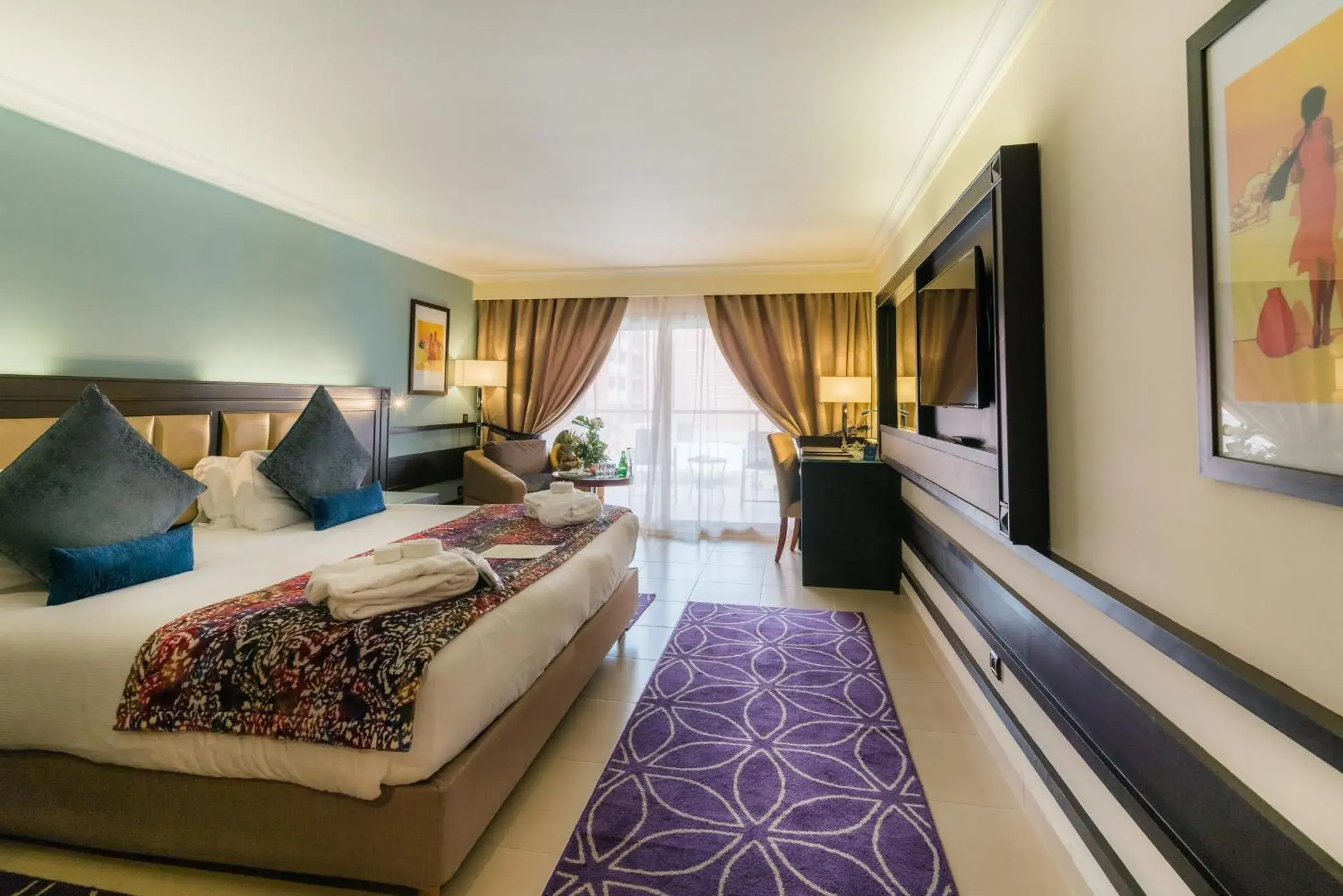 Bedroom, Seating Area in Savoy Le Grand Hotel Marrakech