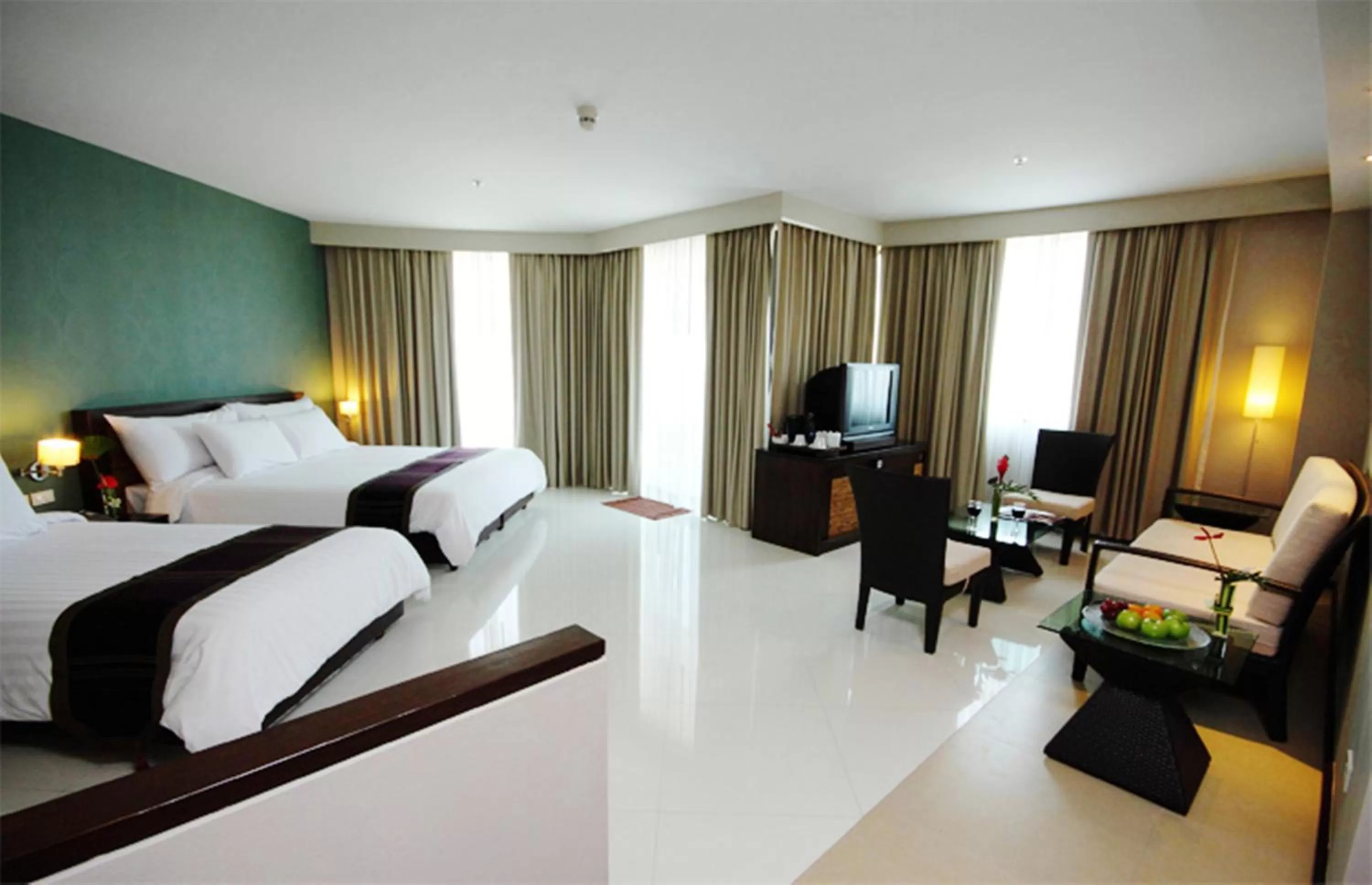 Bed in Tara Mantra Cha-Am Resort