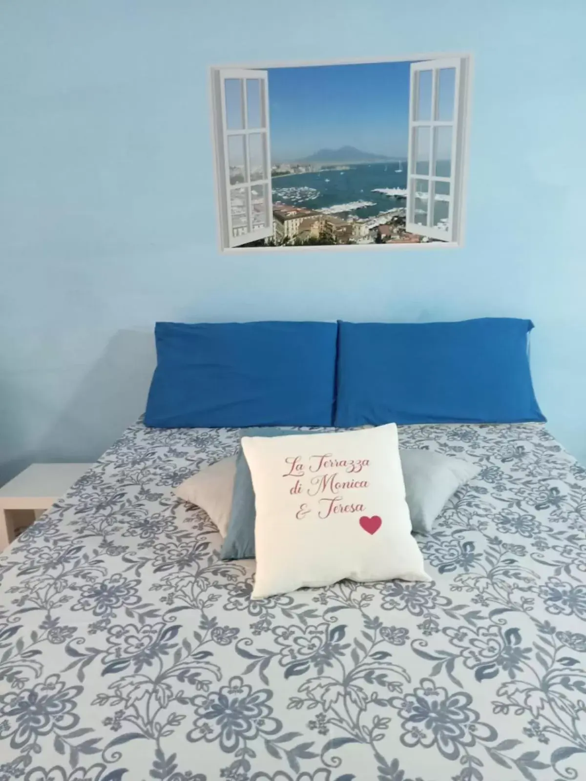 Bed in La Terrazza di Monica & Teresa